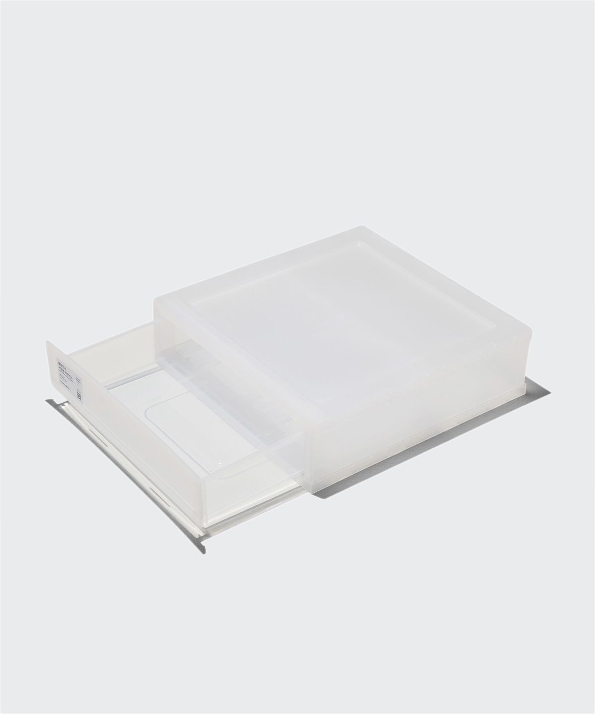무신사 스탠다드 홈 & 프로덕트(MUSINSA STANDARD HOME & PRODUCTS) 홈테이너 서랍형 리빙박스 1단 400 L [클리어]