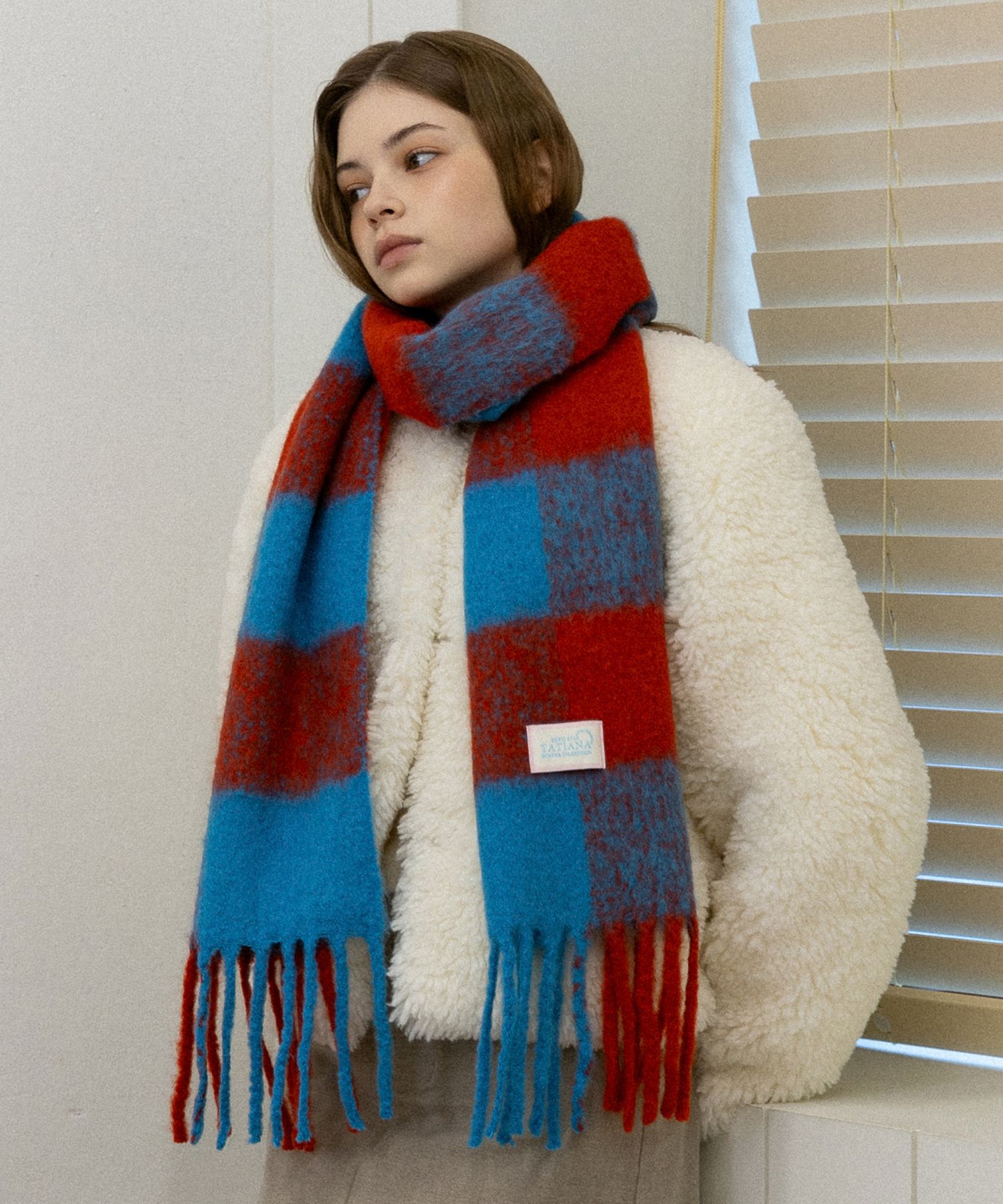 マフラー・ストール TATIANA Blueboard Wool Blended Muffler MF8129 2 colors 50067 MUSINSA公式 | TATIANA Blueboard Wool Blended Muffler MF8129