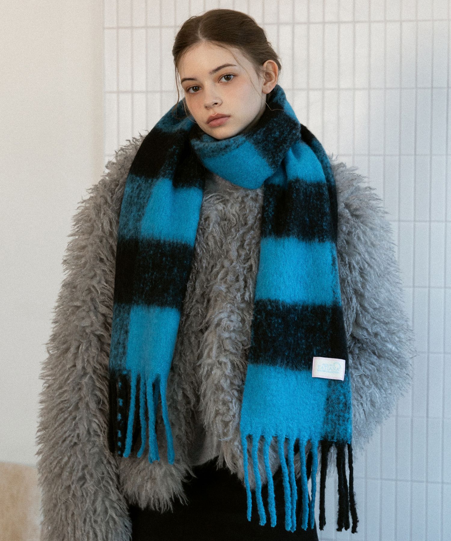 マフラー・ストール TATIANA Blueboard Wool Blended Muffler MF8129 2 colors MUSINSA | TATIANA Blueboard Wool Blended Muffler MF8129 2 Colors