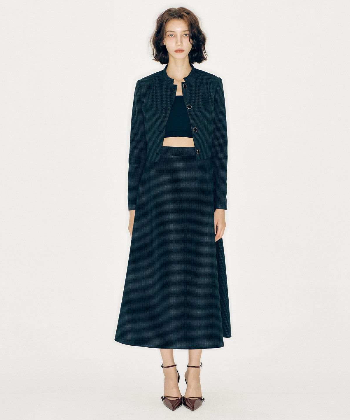 비아락테아(VIA LACTEA) A-Line Long Skirt