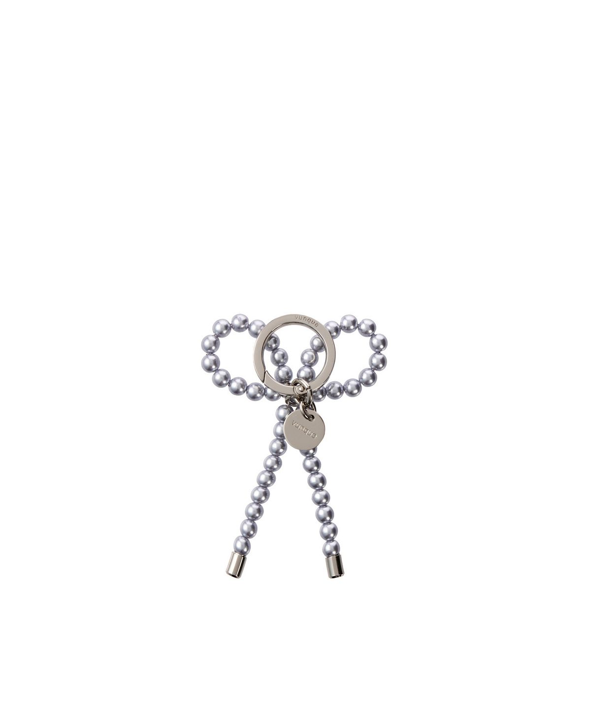 분크(VUNQUE) Pearl Ribbon Charm (펄 리본 참) Grey