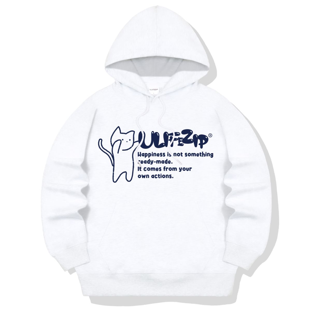 유라이프지(ULIFEZIP) 점프캣 오버핏 후드티셔츠 5 Color [ULZI_5026]