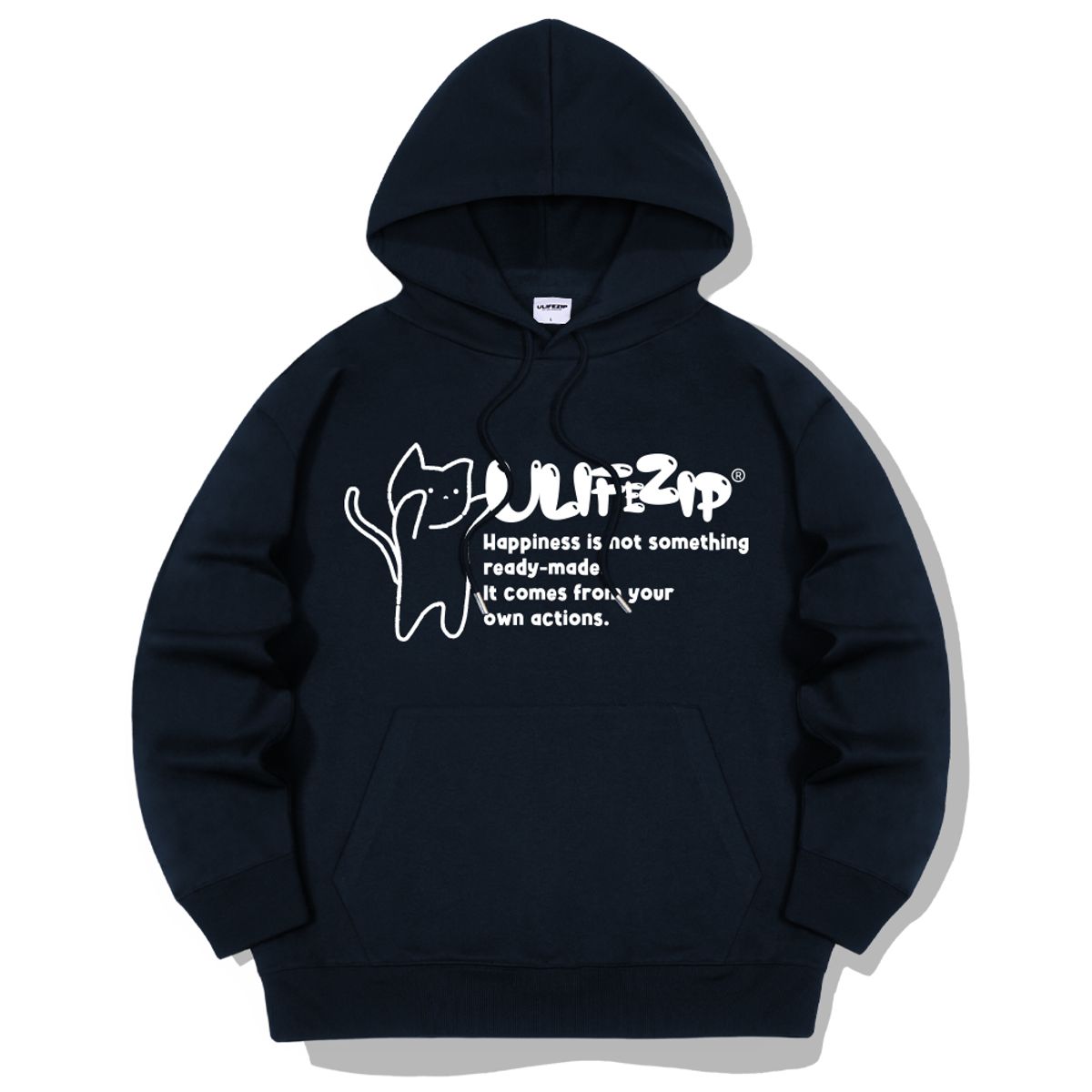 유라이프지(ULIFEZIP) 점프캣 오버핏 후드티셔츠 5 Color [ULZI_5026]