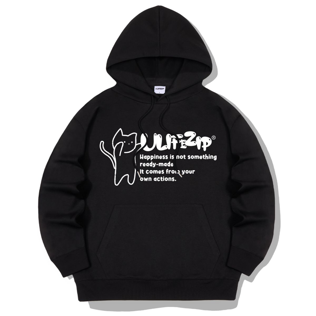 유라이프지(ULIFEZIP) 점프캣 오버핏 후드티셔츠 5 Color [ULZI_5026]