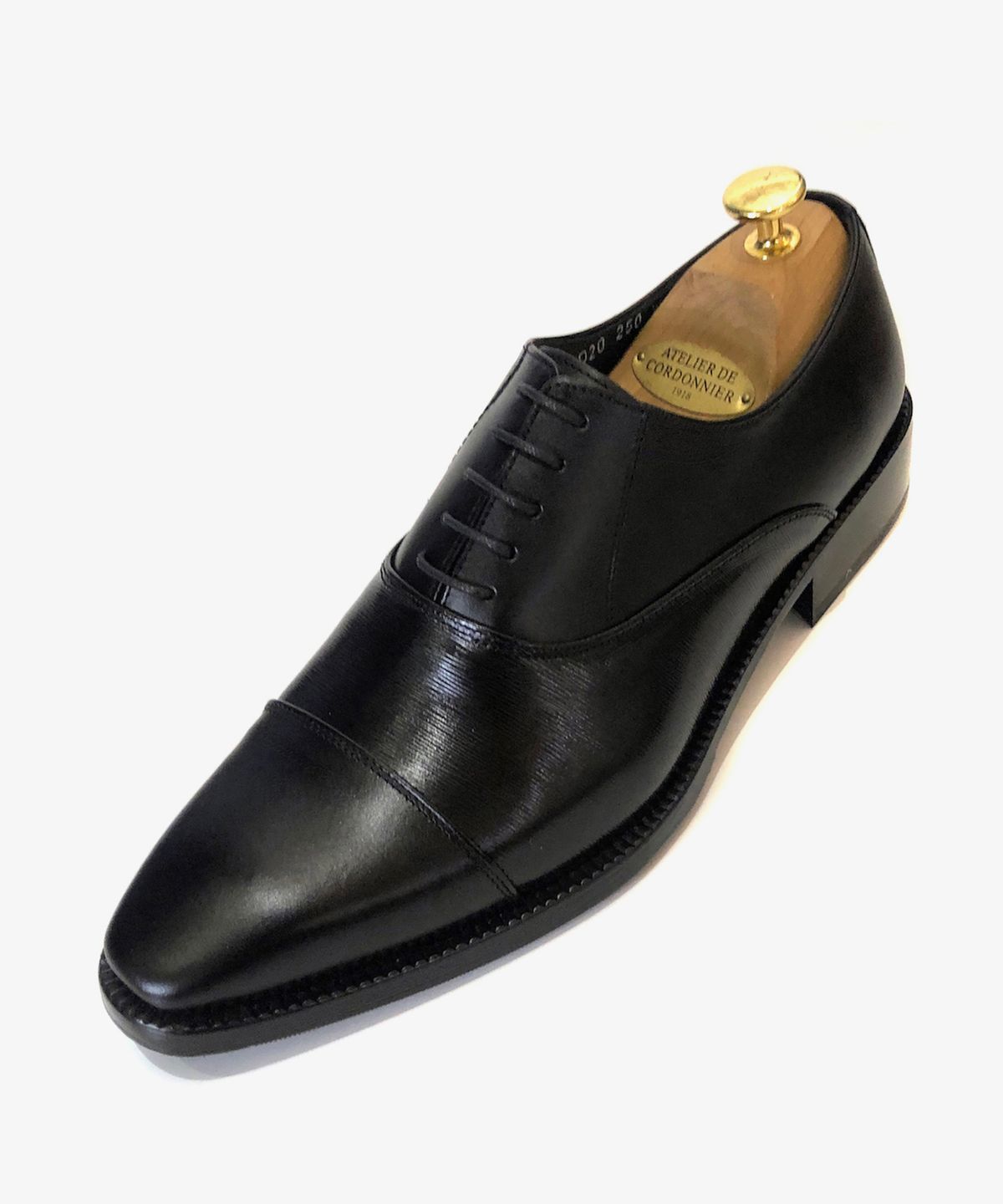 조앤슈(JOENSHOE) 로템 하프빗살 스트레이트팁 옥스퍼드 블랙