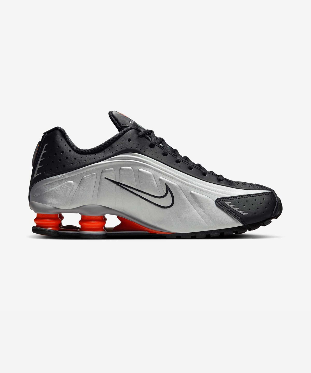 나이키(NIKE) 샥스 R4 M - 메탈릭 실버:블랙:피칸테 레드 / HQ1988-002