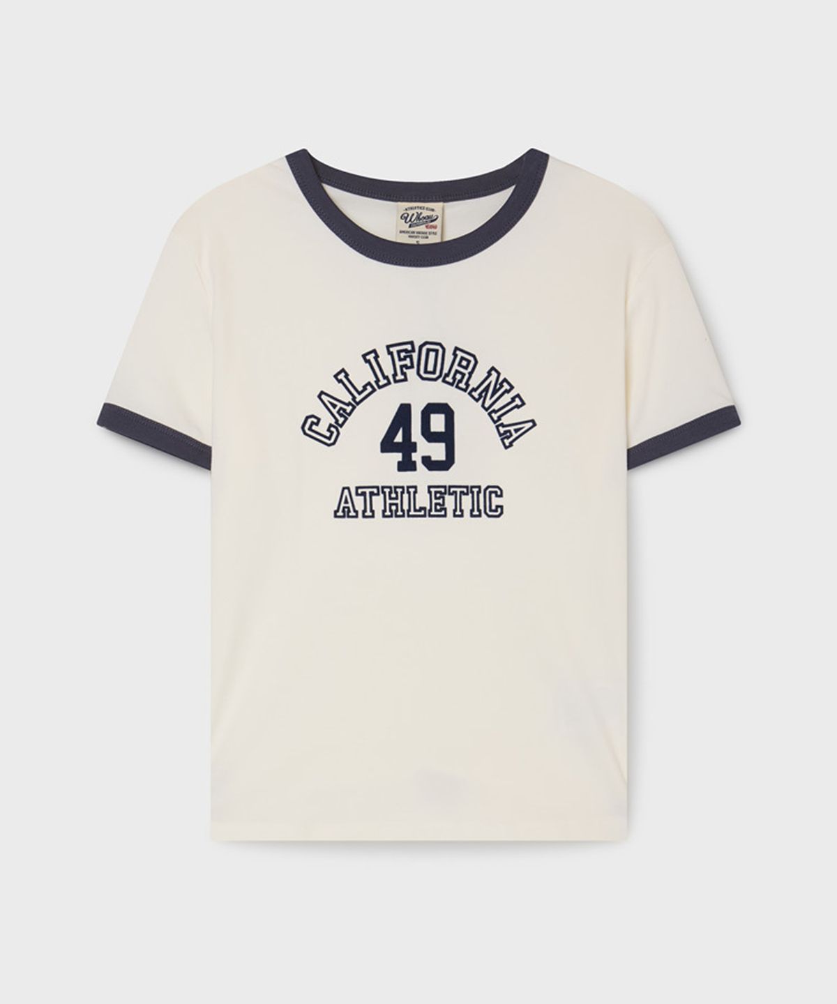 후아유(WHO.A.U) Campus Ringer T-shirt / WHRAG2323F