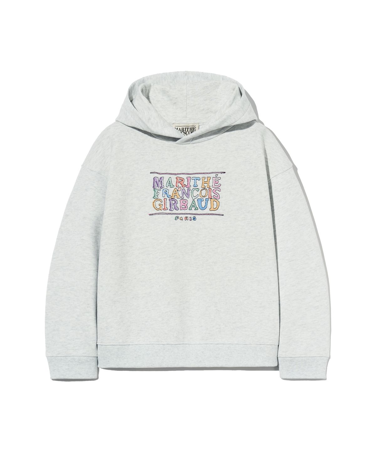 마리떼 키즈(MARITHÉ KIDS) KIDS DOODLE CLASSIC LOGO HOODIE light heather gray