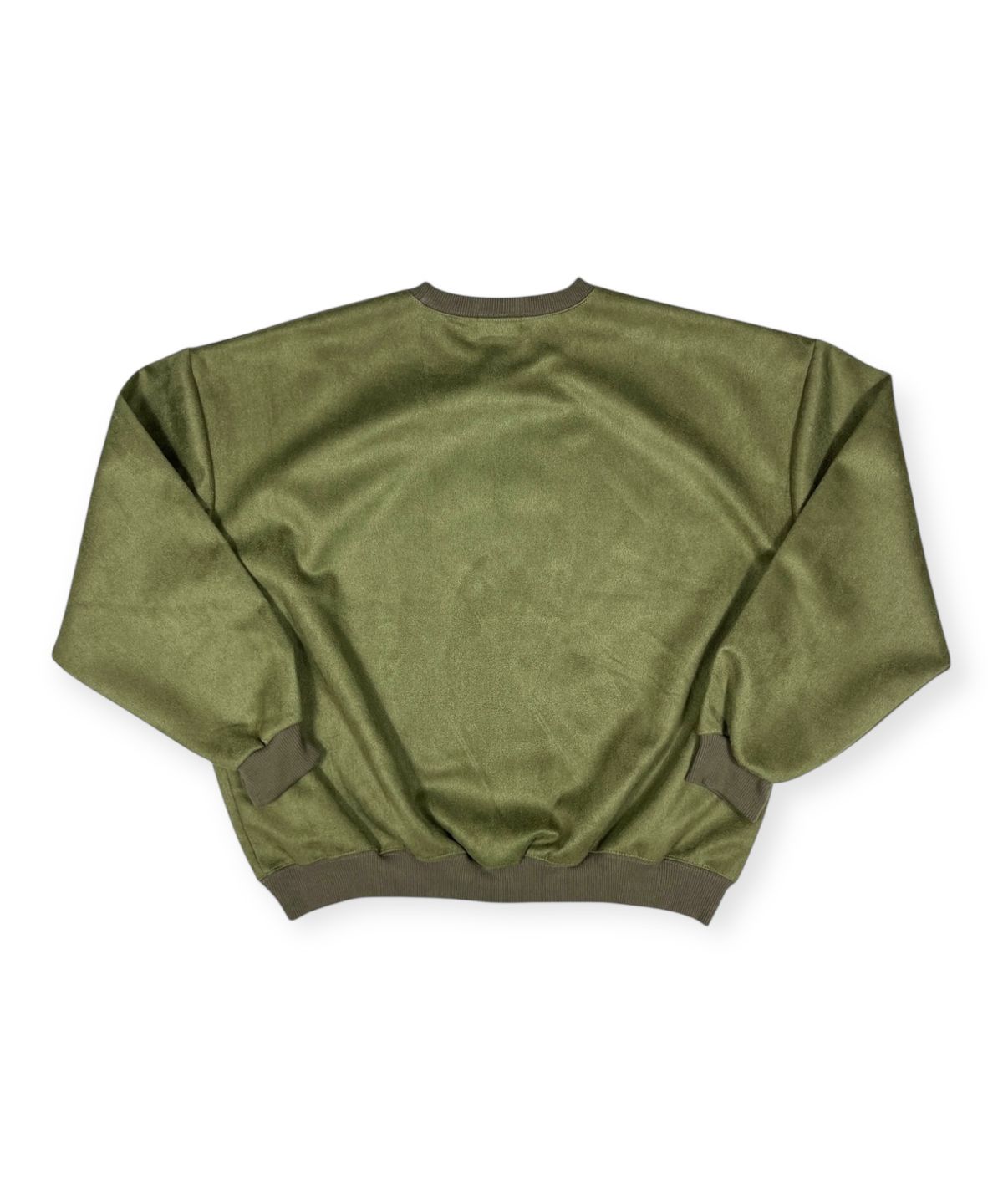 본슬리피(BORN SLIPPY) No Heart Suede Sweatshirts (Khaki)