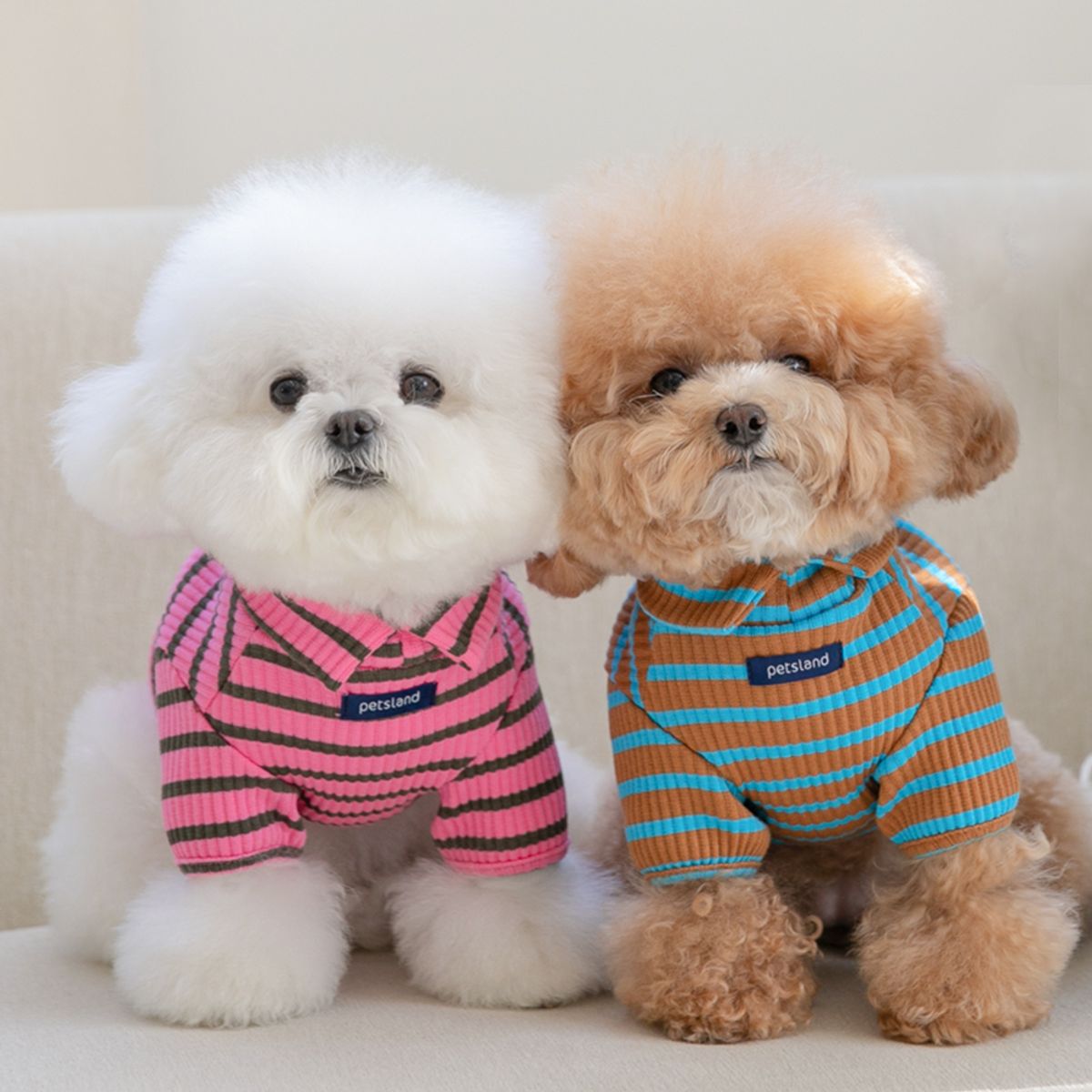 펫츠랜드(PETSLAND) 돌체하이넥티셔츠 핑크 S-2XL