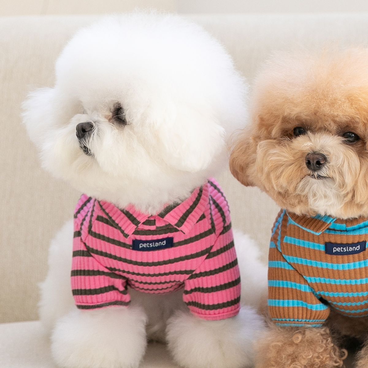 펫츠랜드(PETSLAND) 돌체하이넥티셔츠 핑크 S-2XL