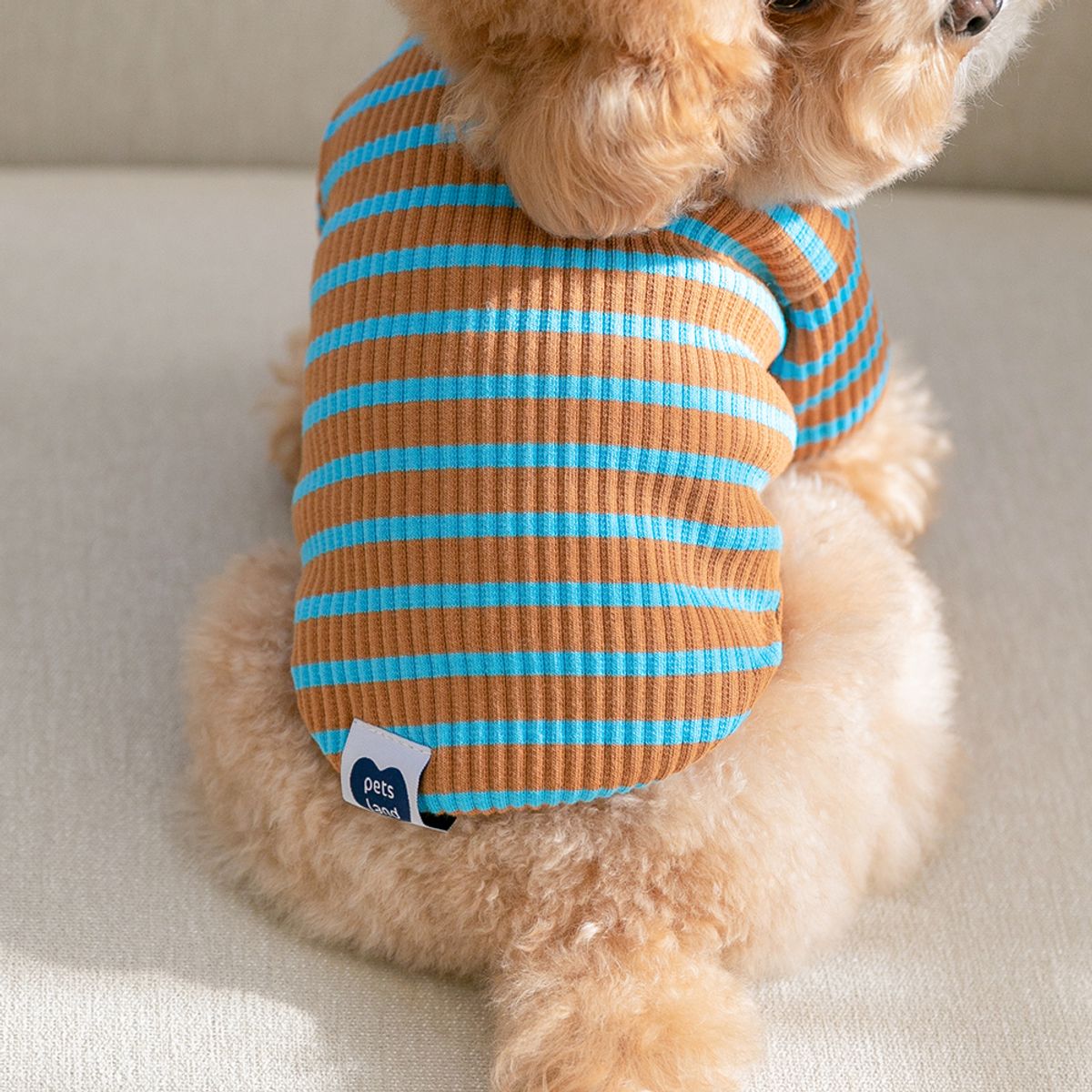 펫츠랜드(PETSLAND) 돌체하이넥티셔츠 브라운 S-2XL