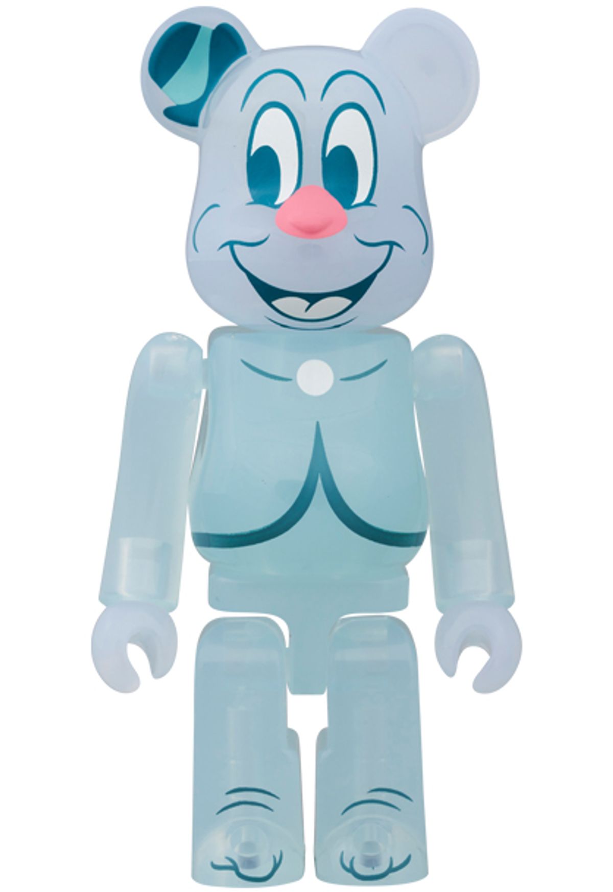 킨키로봇(KINKI ROBOT) 400%+100% 베어브릭 디즈니 외로운 유령(2412008)