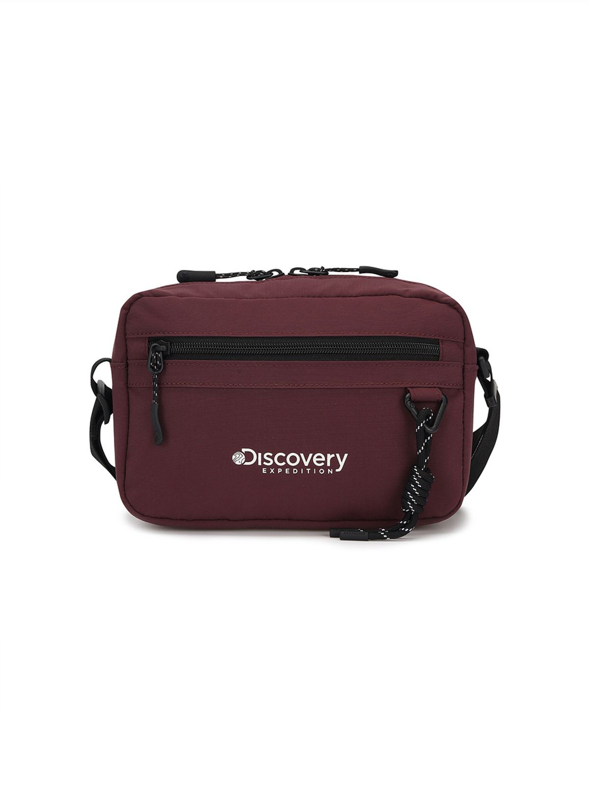 디스커버리 익스페디션(DISCOVERY EXPEDITION) 컨사이즈 스퀘어 크로스백 (D/WINE)