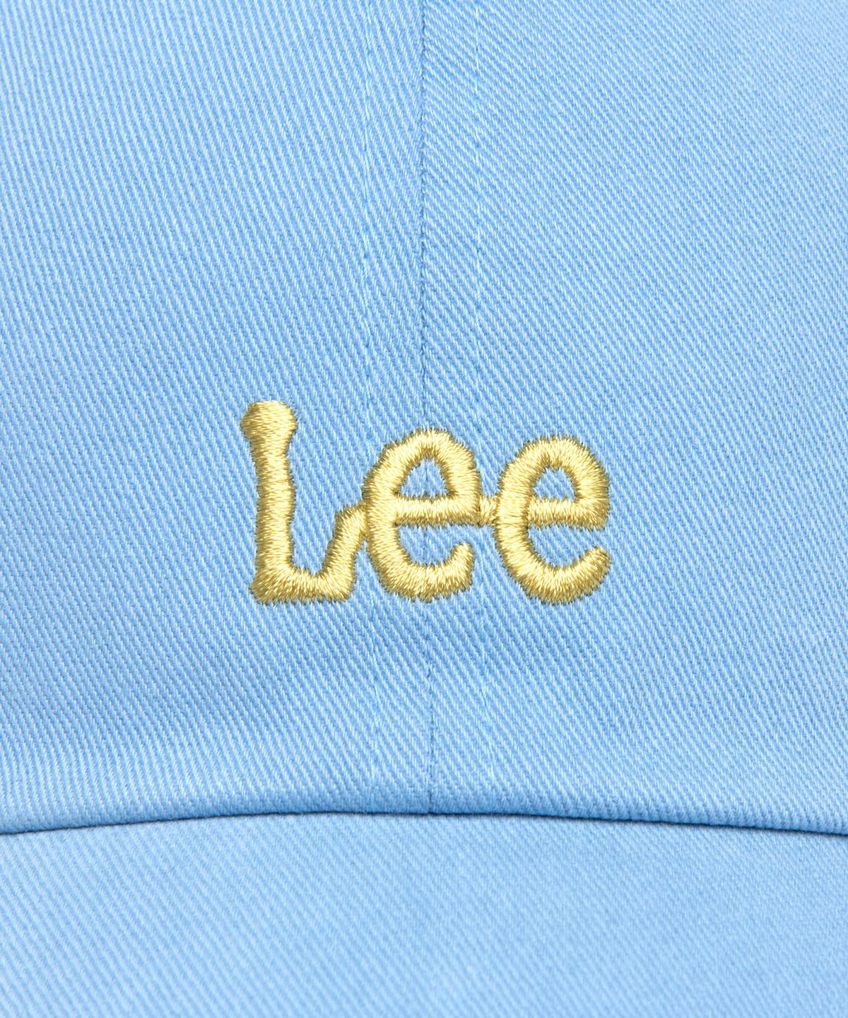 리(LEE) 스몰 트위치 로고 코튼 커브 볼캡 라이트 블루