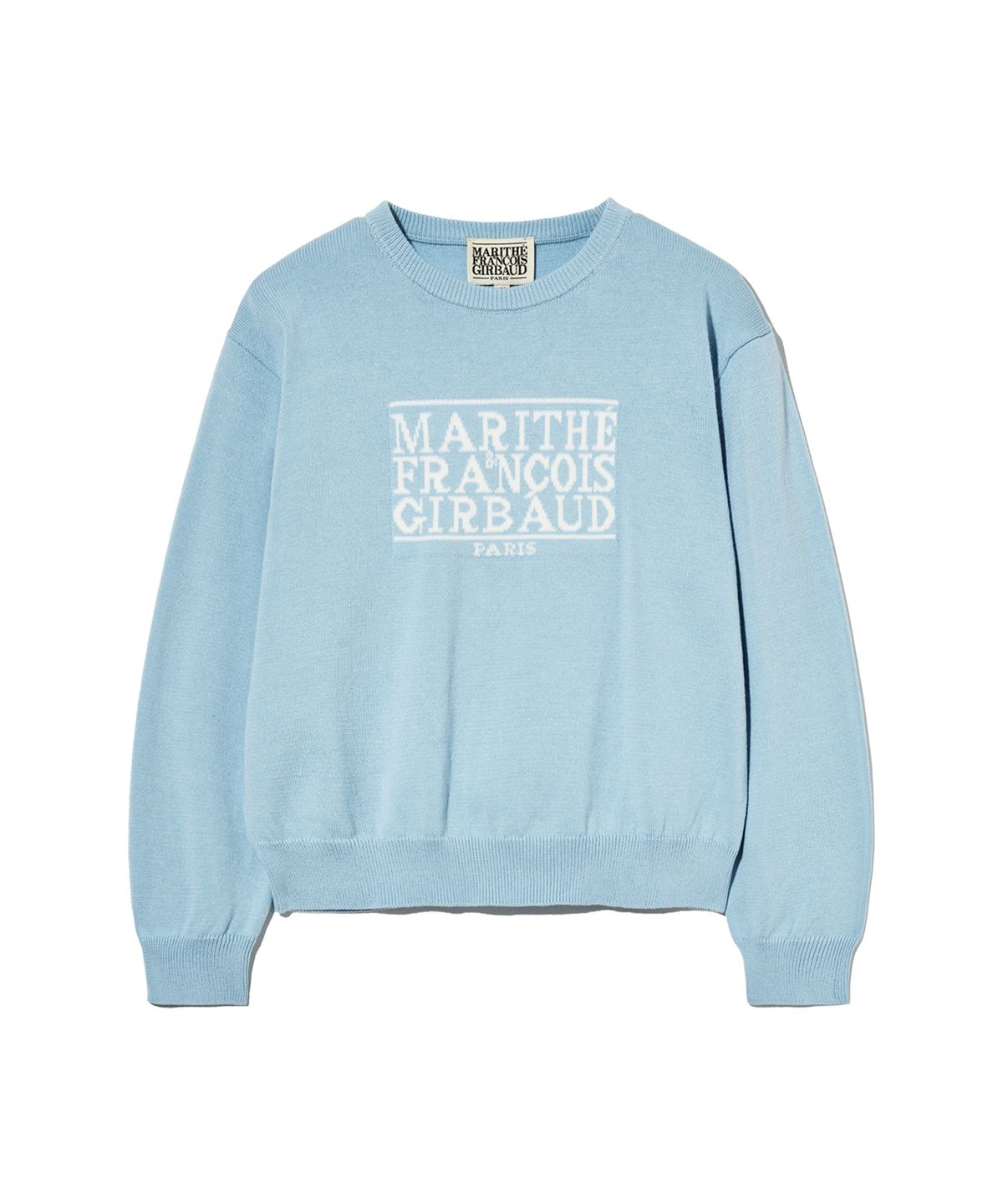 마리떼 키즈(MARITHÉ KIDS) KIDS CLASSIC LOGO KNIT PULLOVER sky blue