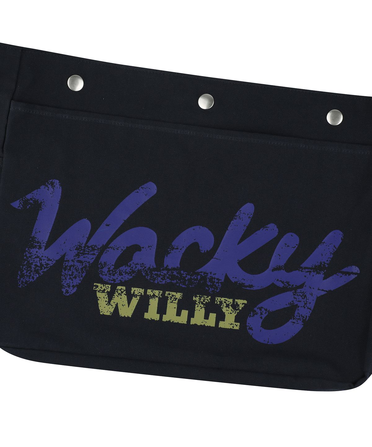 와키윌리(WACKY WILLY) 크로스 에코백 네이비