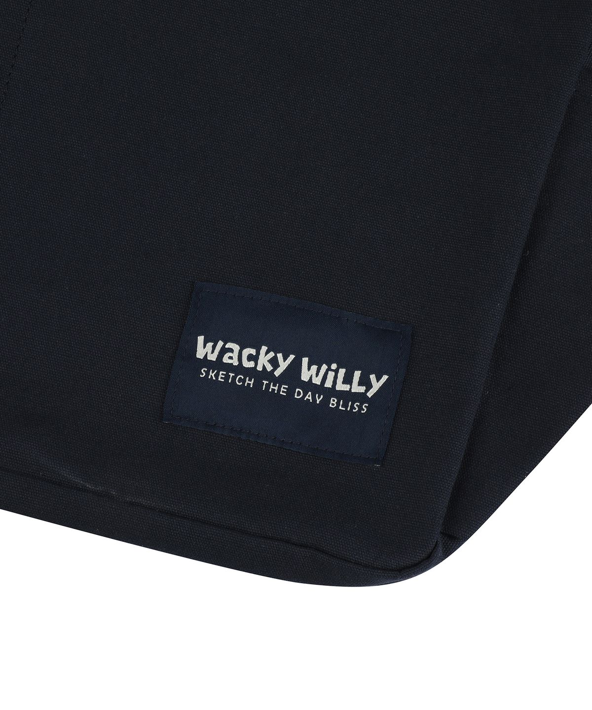 와키윌리(WACKY WILLY) 크로스 에코백 네이비