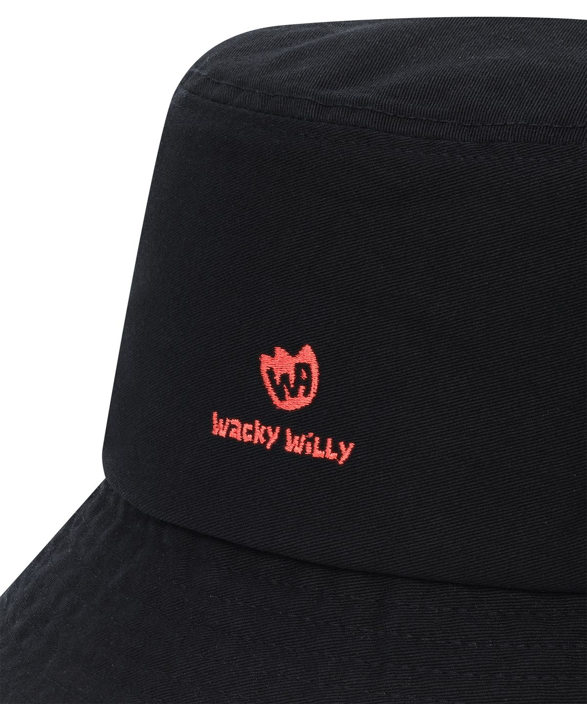 와키윌리(WACKY WILLY) 베이직 버킷햇 블랙