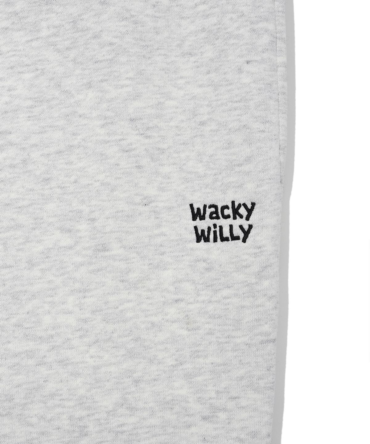 와키윌리(WACKY WILLY) 시그니처 스웻 조거 팬츠 라이트그레이