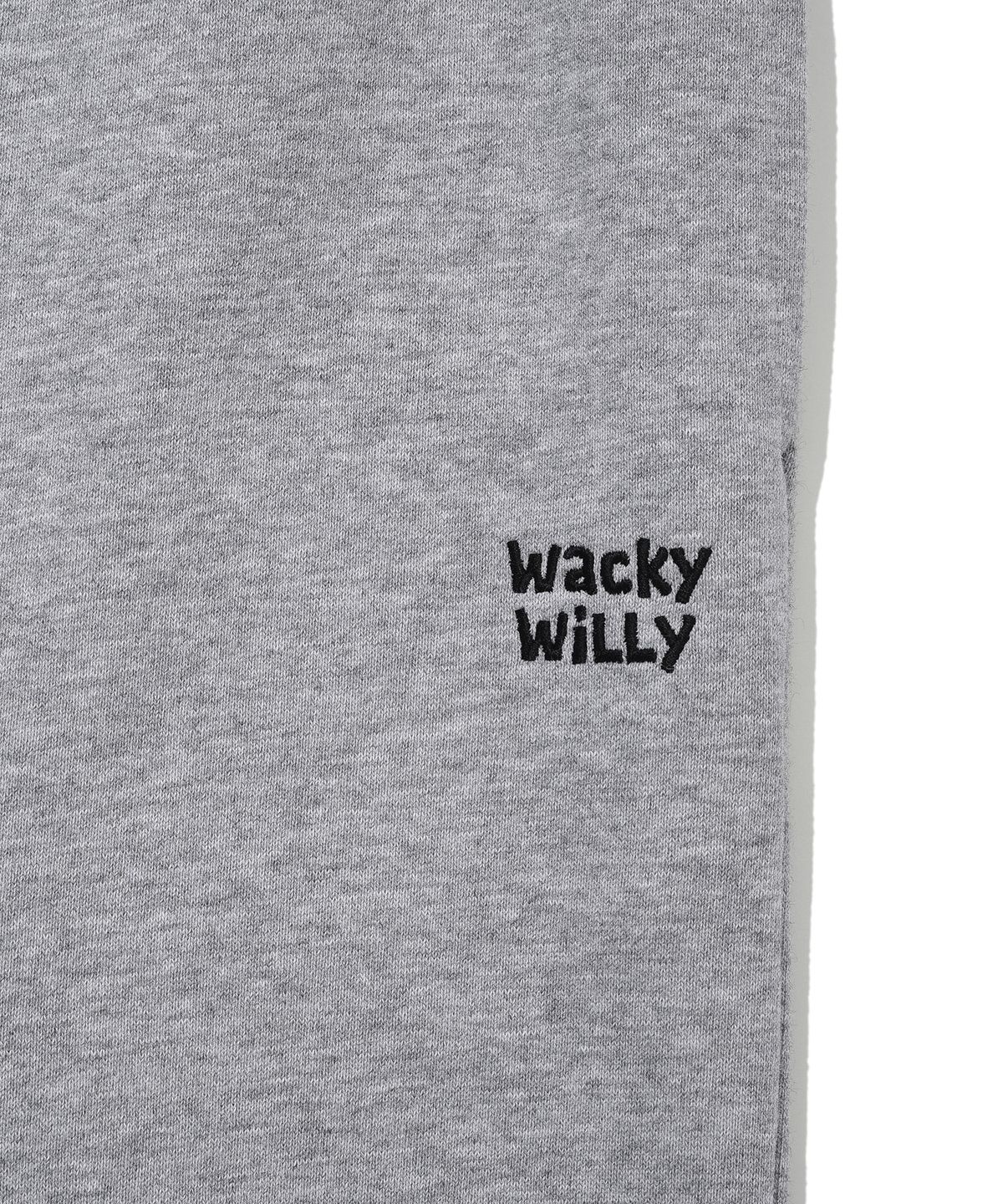 와키윌리(WACKY WILLY) 시그니처 스웻 조거 팬츠 그레이
