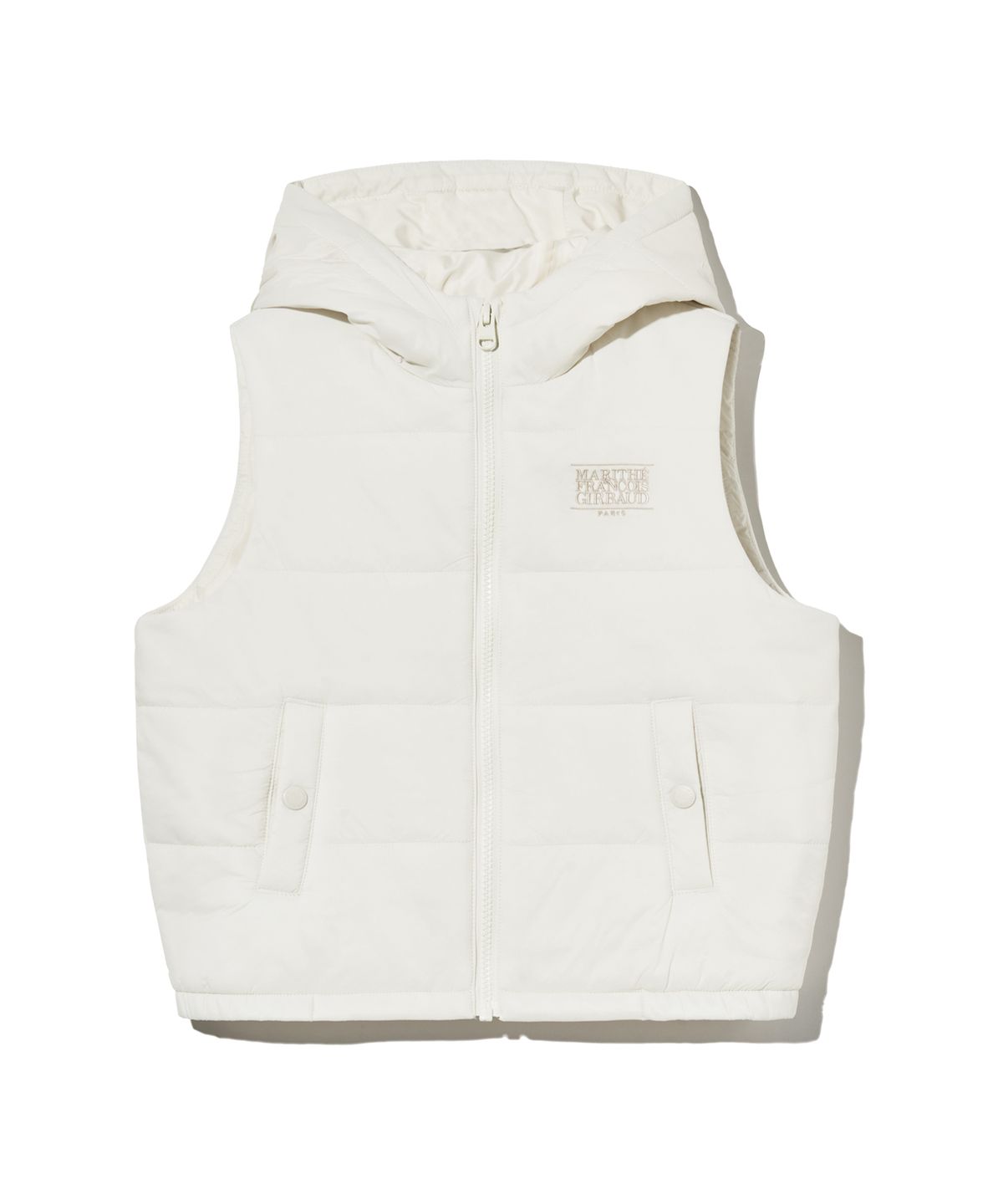 마리떼 키즈(MARITHÉ KIDS) KIDS PADDED HOOD VEST cream