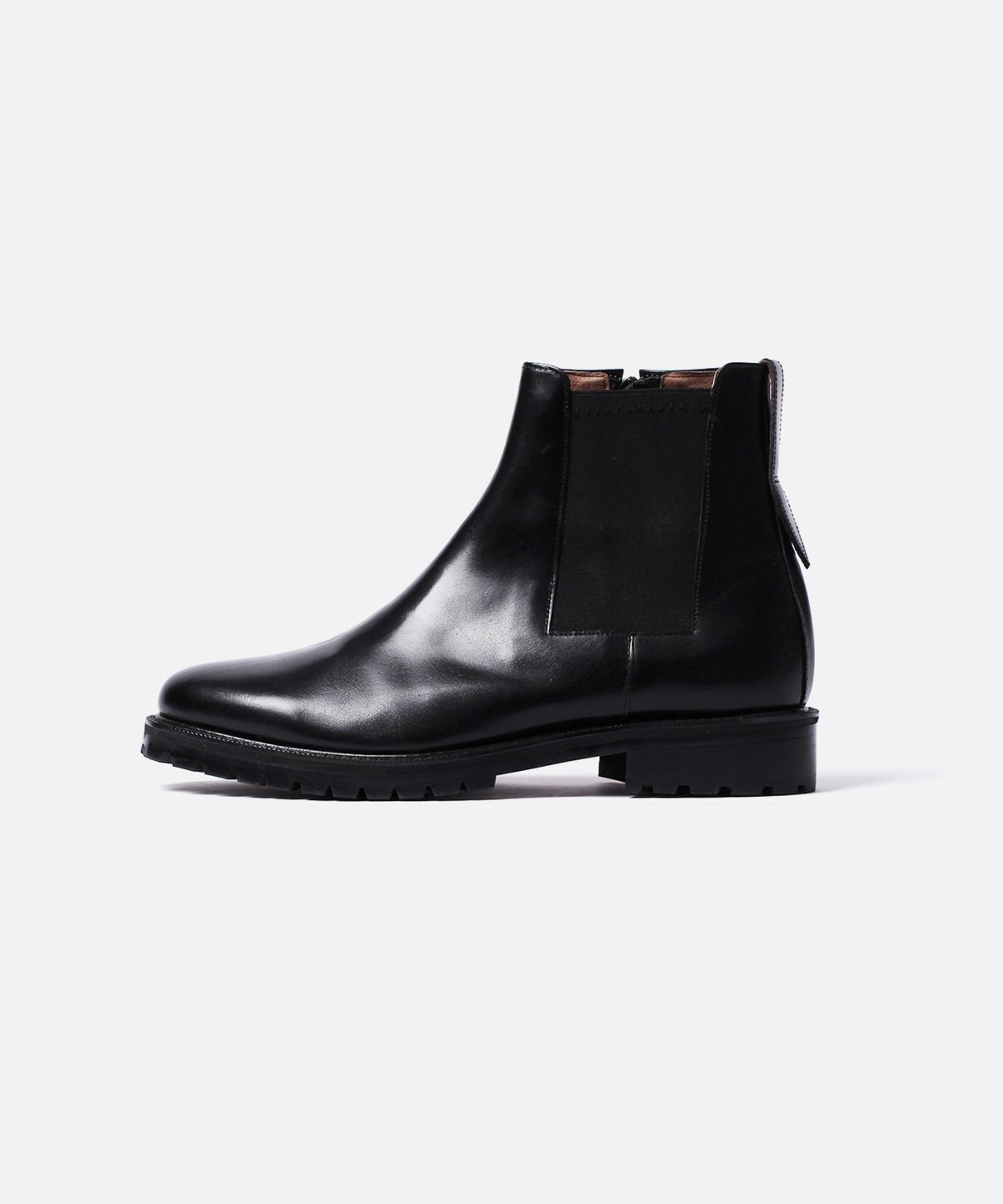 커스텀무드(CUSTOMMOOD) 살바르 소가죽 첼시부츠(black fg)