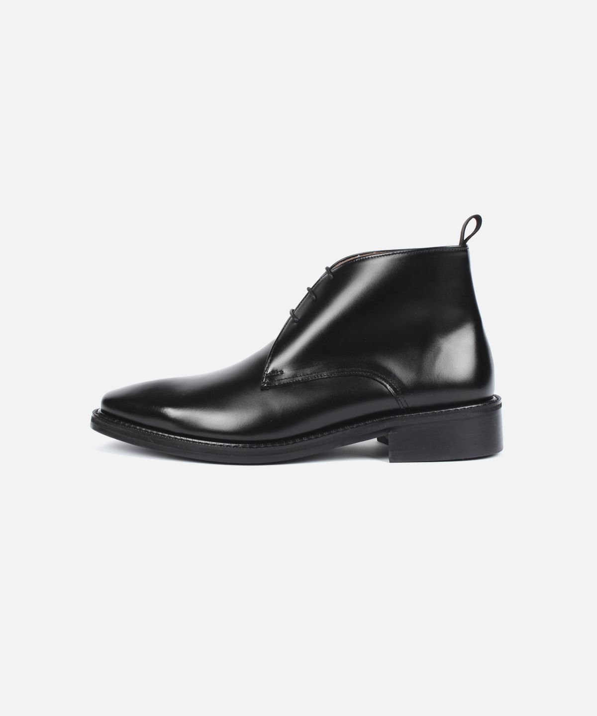 커스텀무드(CUSTOMMOOD) 벨런 소가죽 처카부츠(black fg)