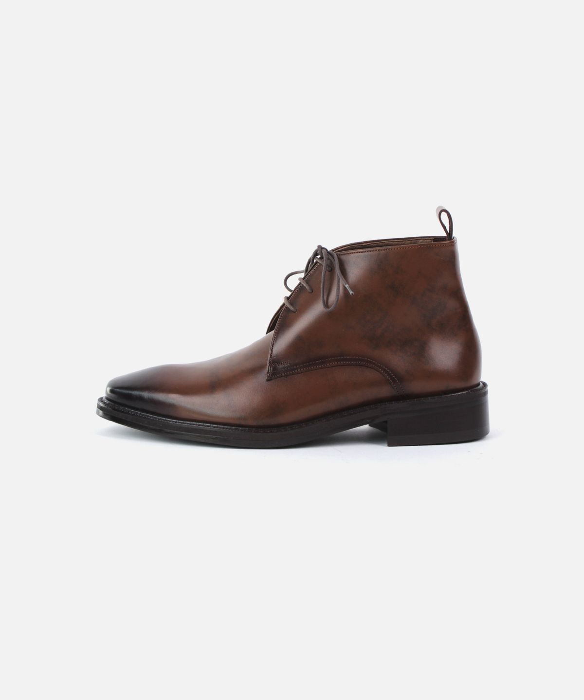 커스텀무드(CUSTOMMOOD) 벨런 소가죽 처카부츠(heritage brown)
