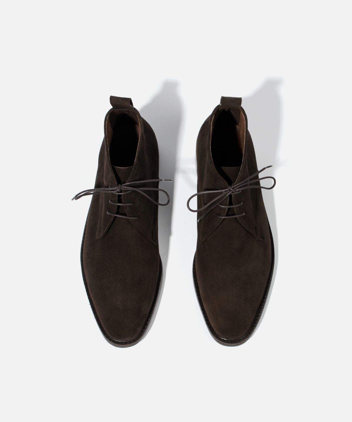 커스텀무드(CUSTOMMOOD) 벨런 스웨이드 처카부츠(choco)