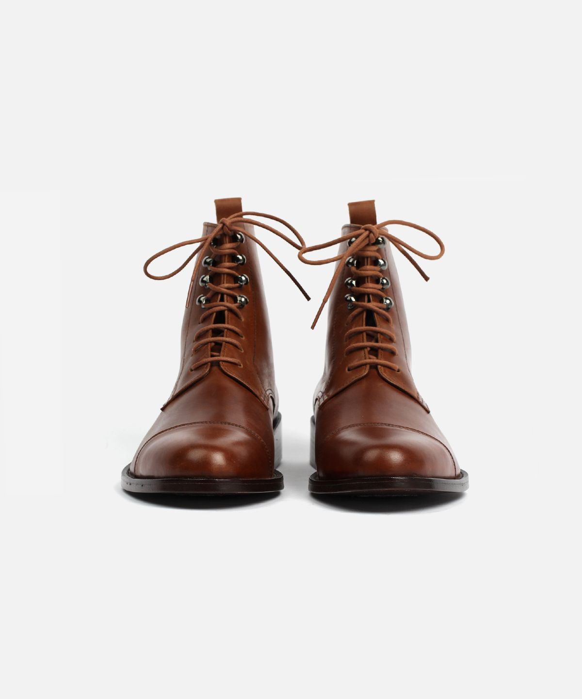 커스텀무드(CUSTOMMOOD) 보스턴 레이스업 워커 부츠(italy oil brown)