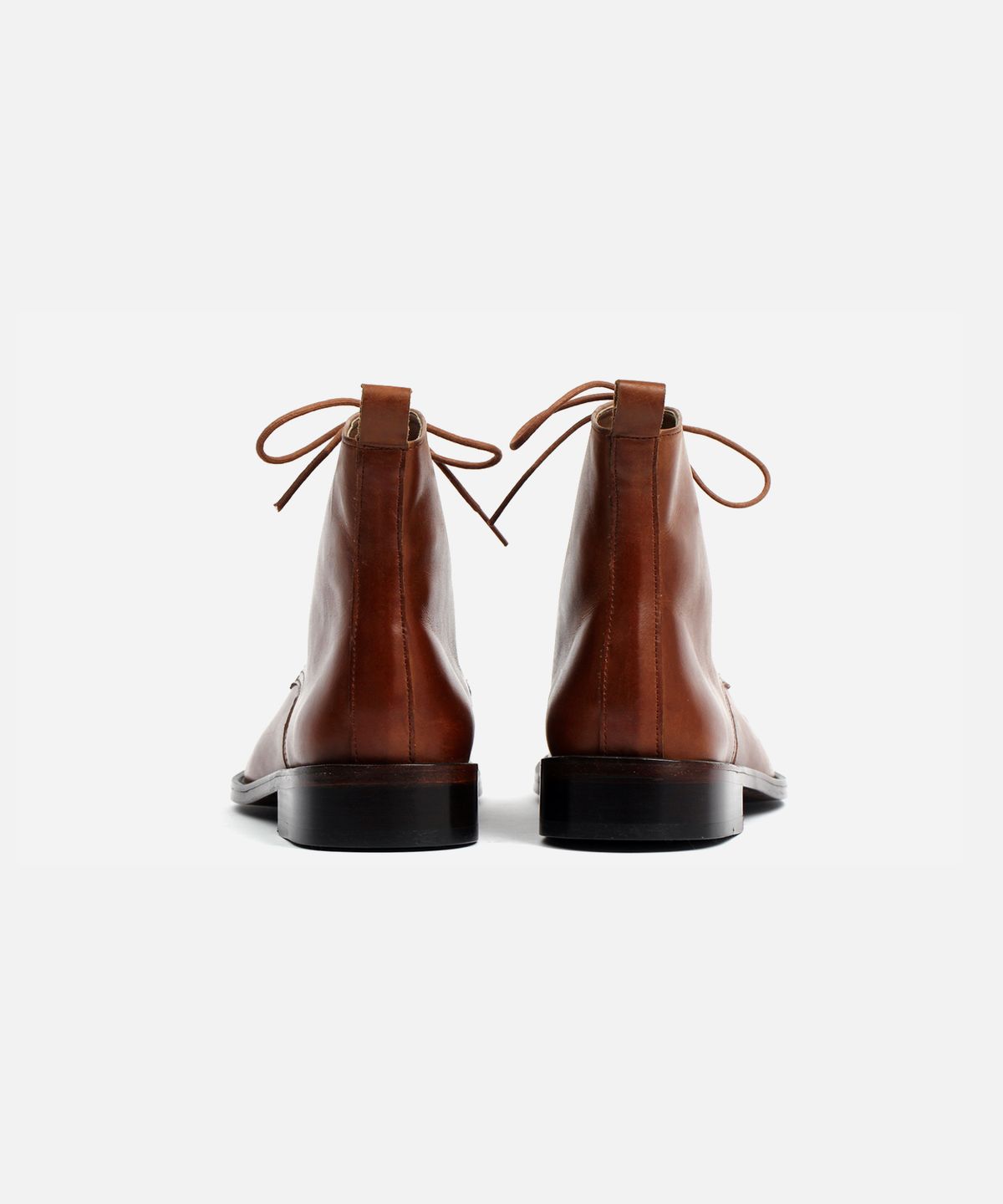 커스텀무드(CUSTOMMOOD) 보스턴 레이스업 워커 부츠(italy oil brown)