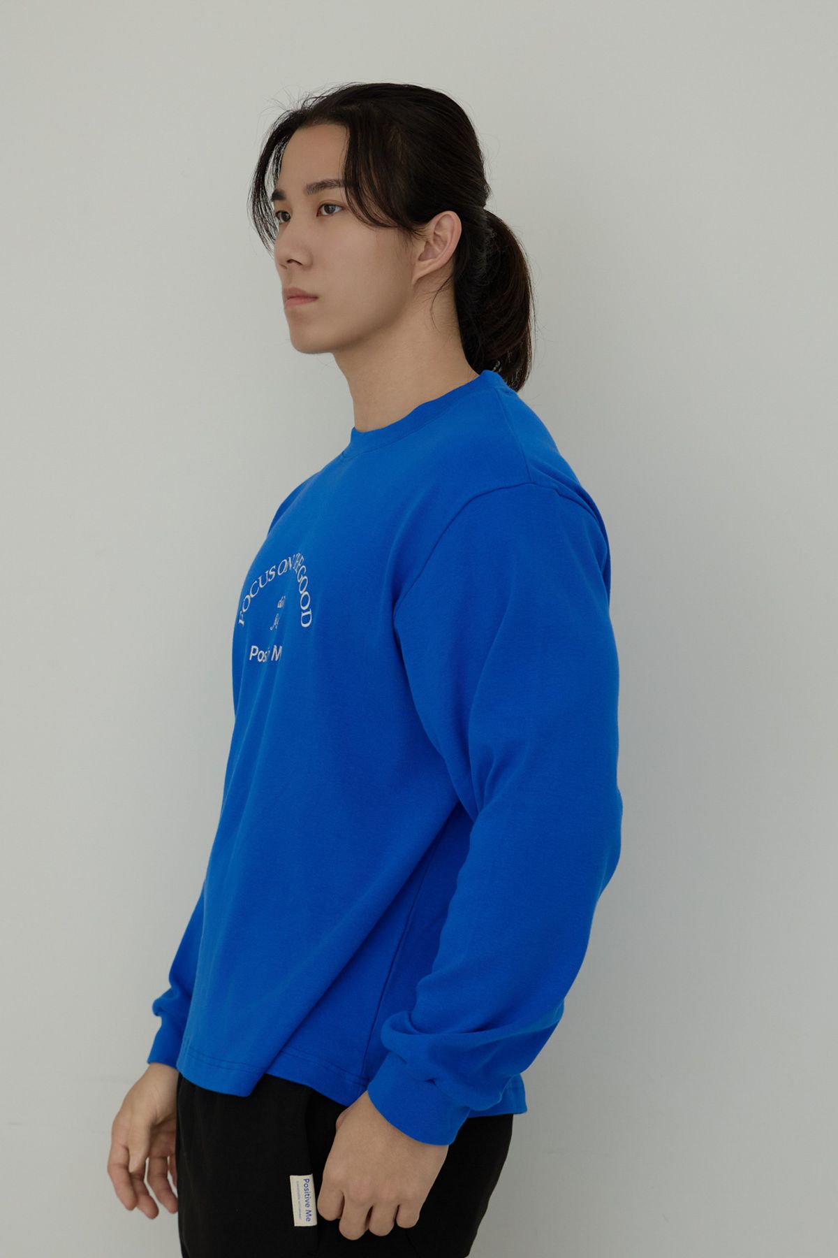 포지티브미(POSITIVEME) 끌라르떼 올가닉 롱슬리브 블루