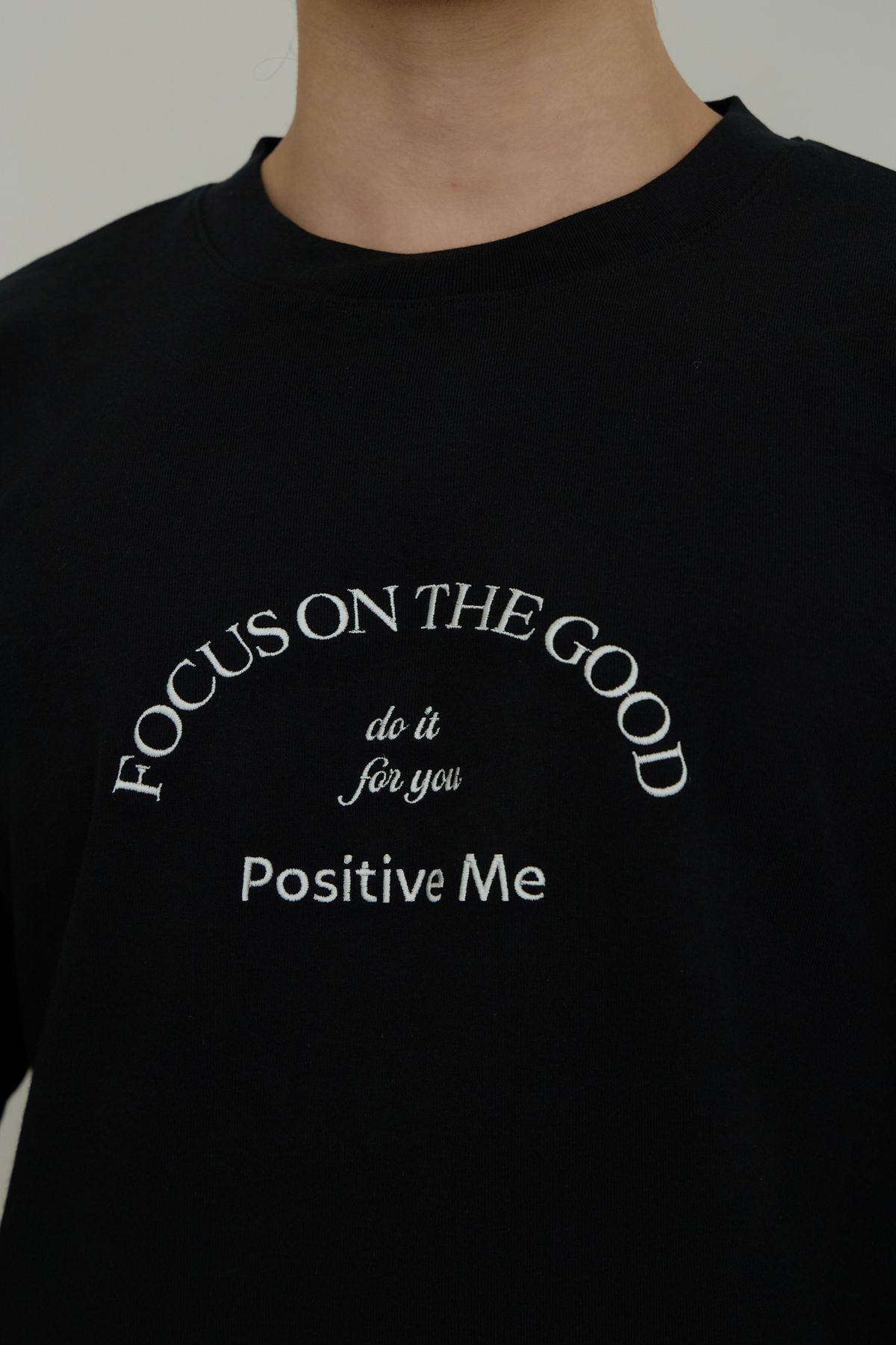 포지티브미(POSITIVEME) 끌라르떼 올가닉 롱슬리브 블랙