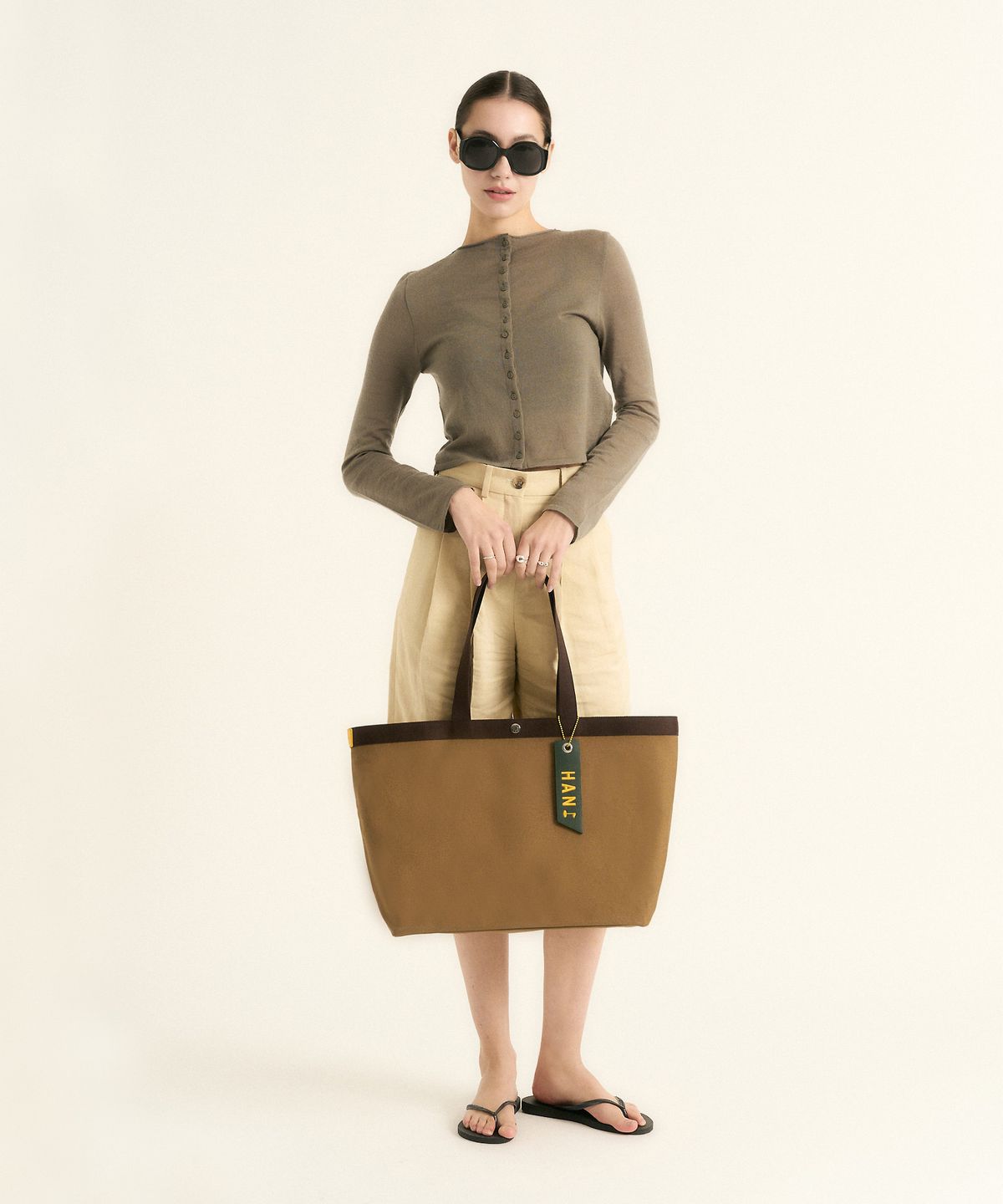 스타일한(STYLEHAN) Dama 쇼퍼백 Olivekhaki