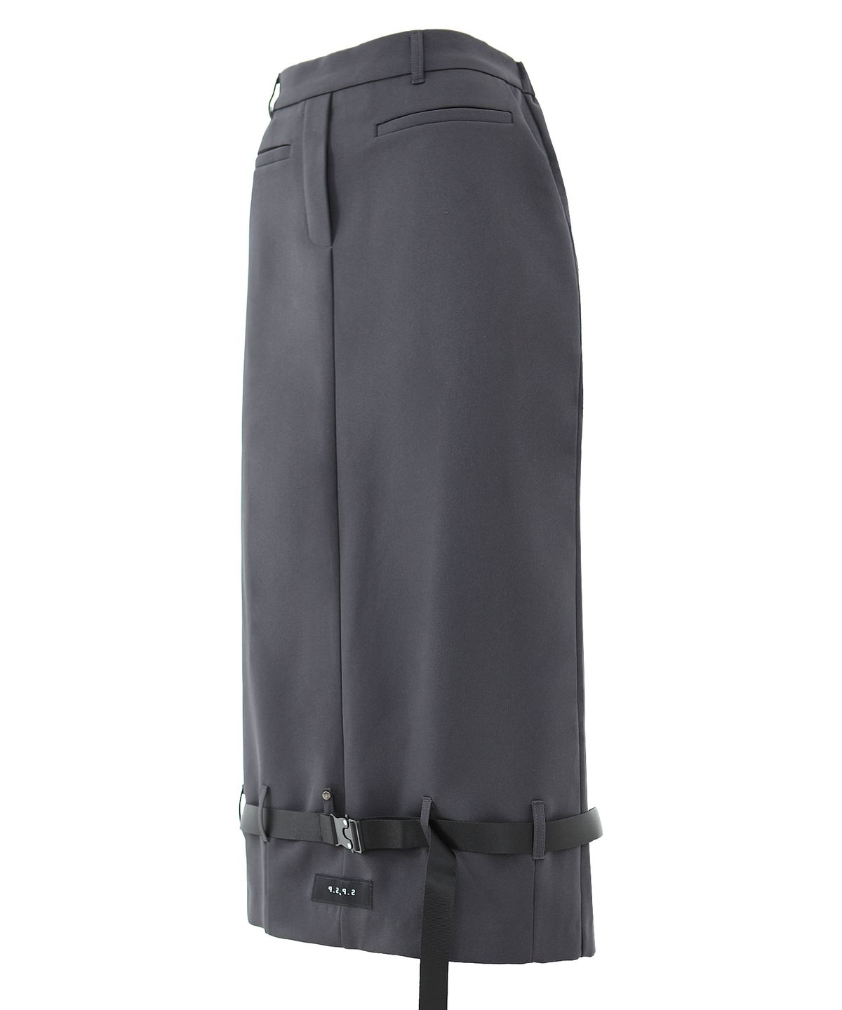 플라즈마스페어(PLASMA SPHERE) BELT SKIRT IN DARK GREY(기모 벨트 스커트)