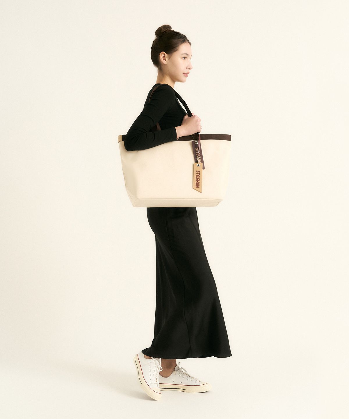 스타일한(STYLEHAN) Dama 쇼퍼백 Natural