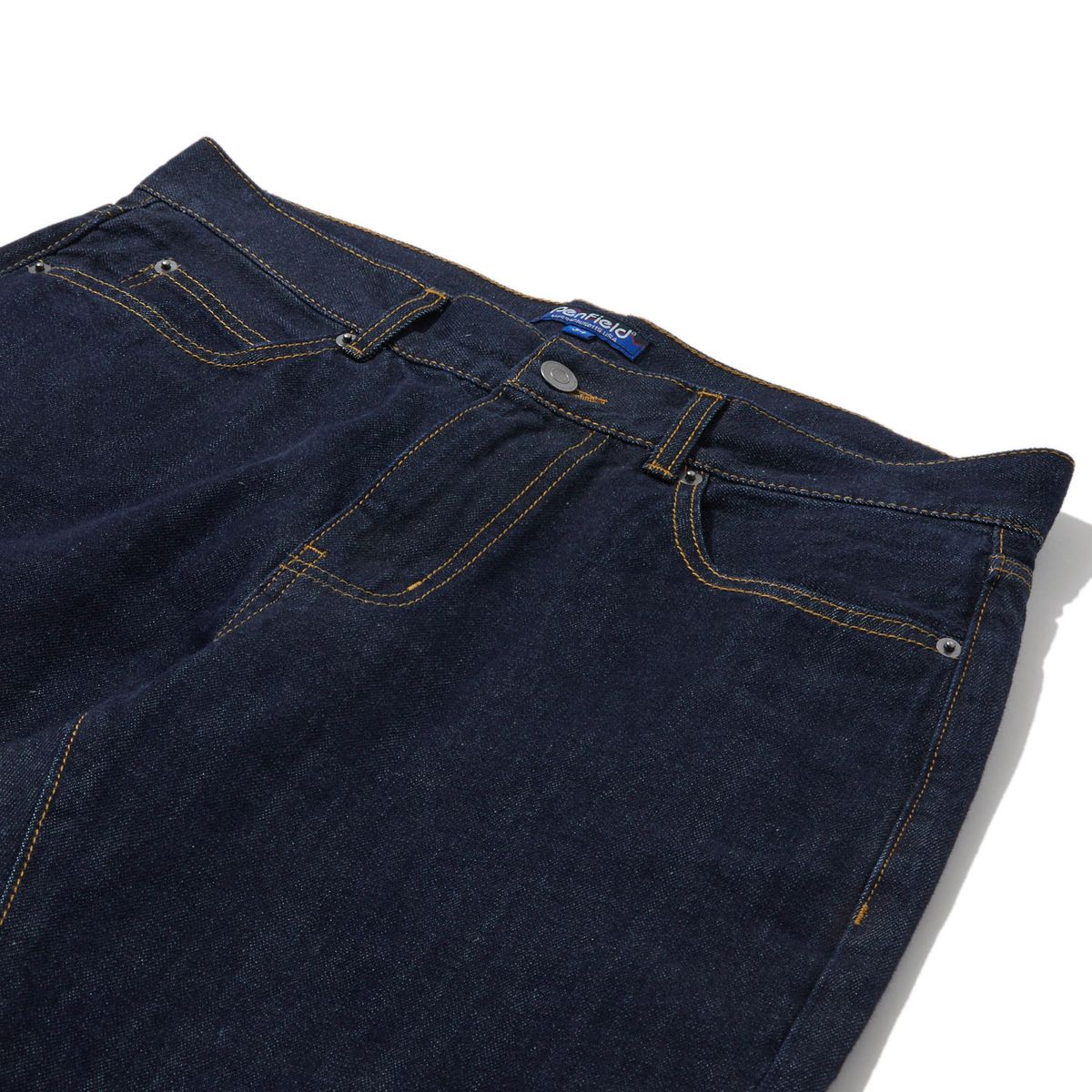 펜필드(PENFIELD) 1975 워시드 셀비지 테이퍼드 진 인디고_FR1WP02U