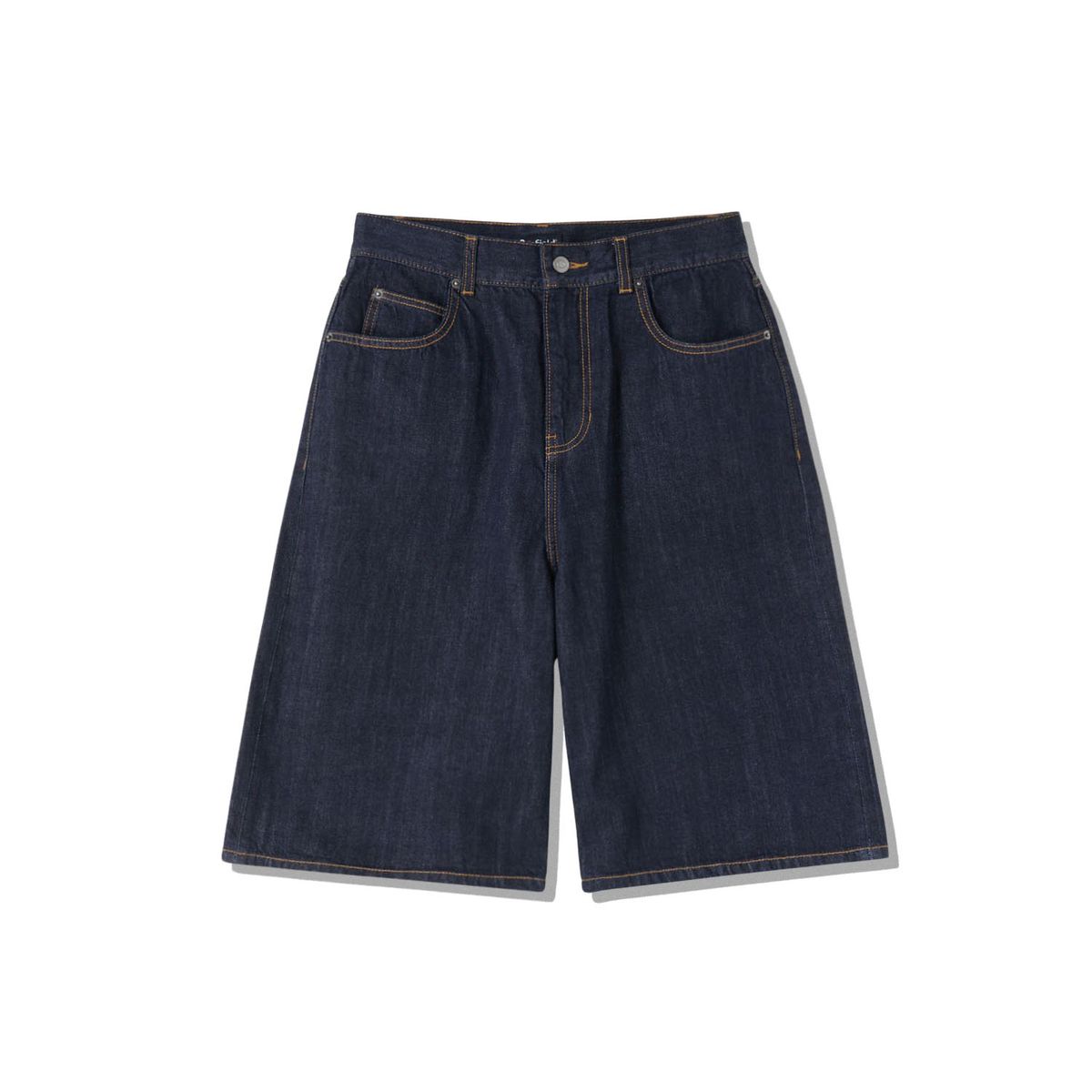 펜필드(PENFIELD) 시그니처 워시드 버뮤다 팬츠 인디고_FS1WP06U