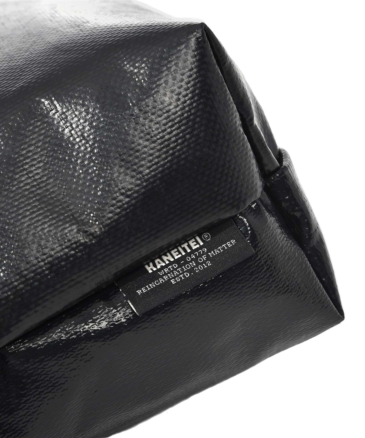카네이테이(KANEITEI) MINIMAL MIL MESSENGER BAG M (BLACK) / UPCYCLED