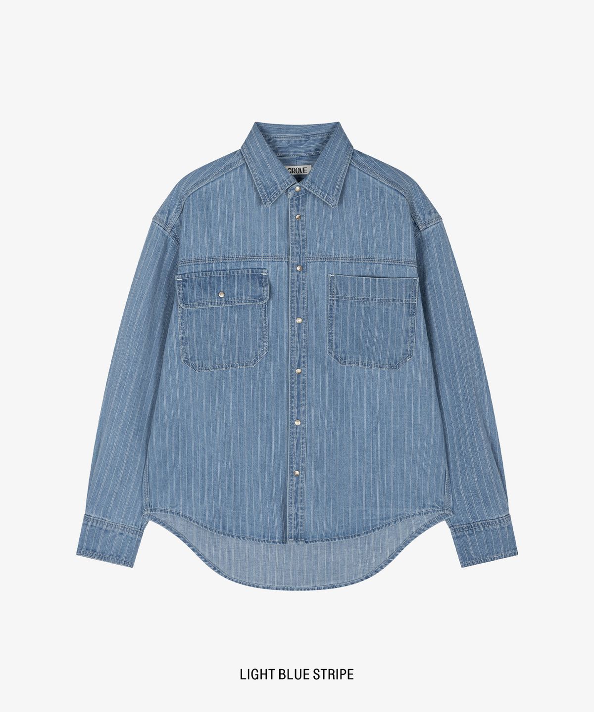 그로브(GROVE) NORMA DENIM SHIRT [2COLORS]