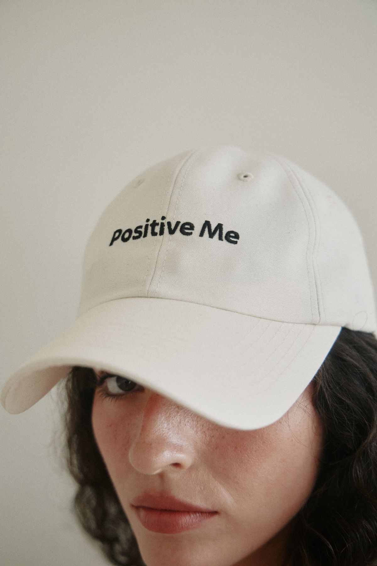 포지티브미(POSITIVEME) 올가닉 코튼 볼캡