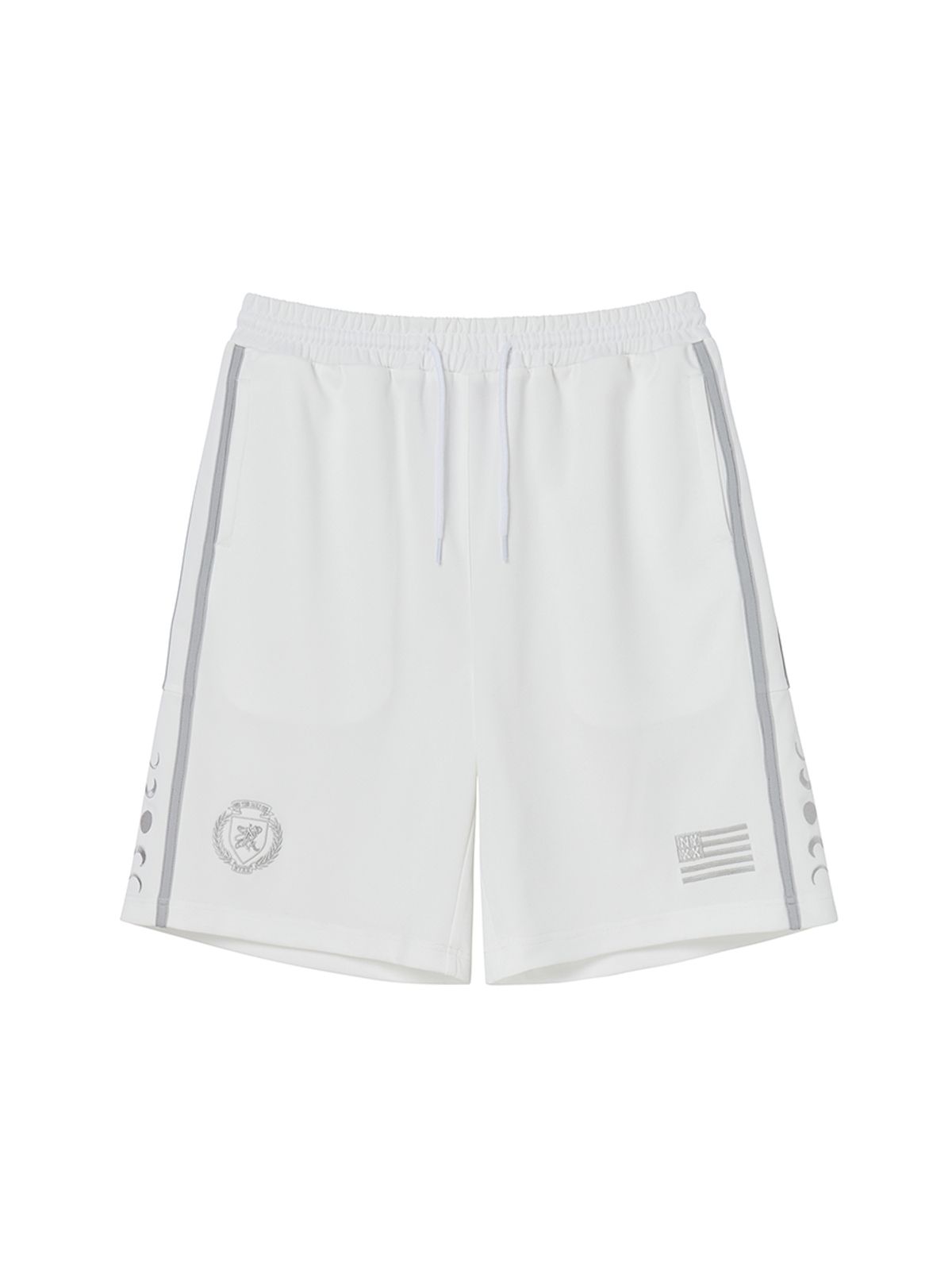 엔와이엑스엑스(NYXX) SIDE LINE TRACK SHORTS WHITE
