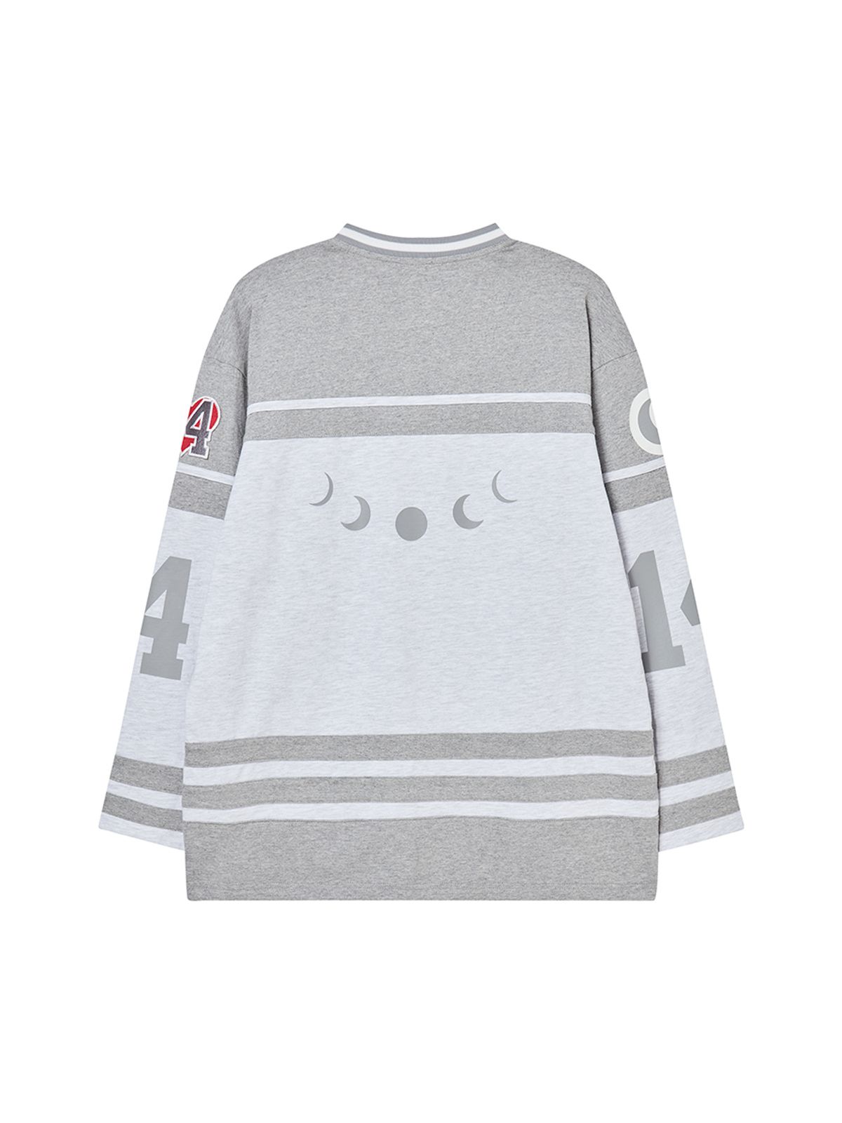 엔와이엑스엑스(NYXX) COLOR BLOCK RUGBY LONG SLEEVE GRAY