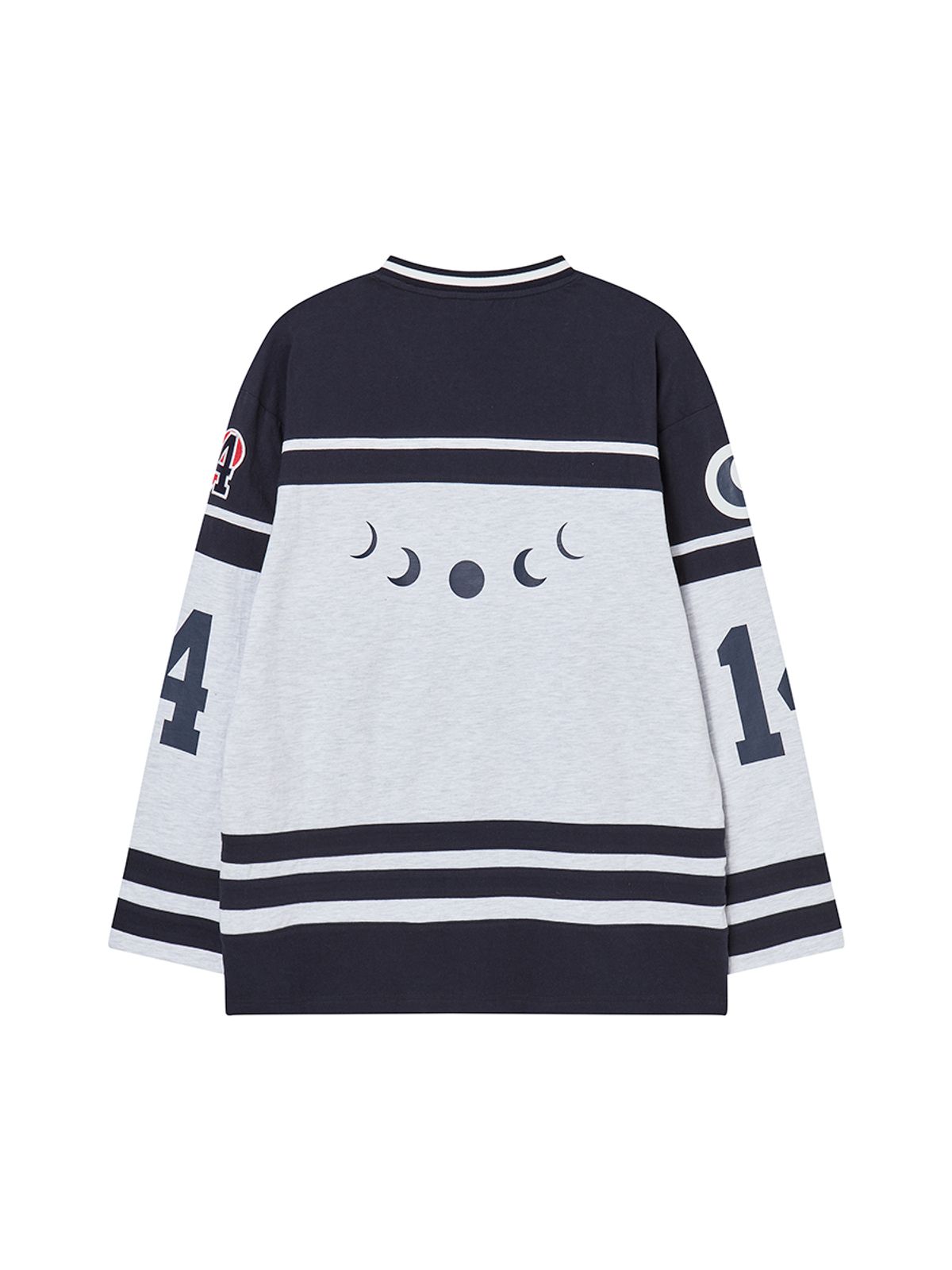 엔와이엑스엑스(NYXX) COLOR BLOCK RUGBY LONG SLEEVE NAVY
