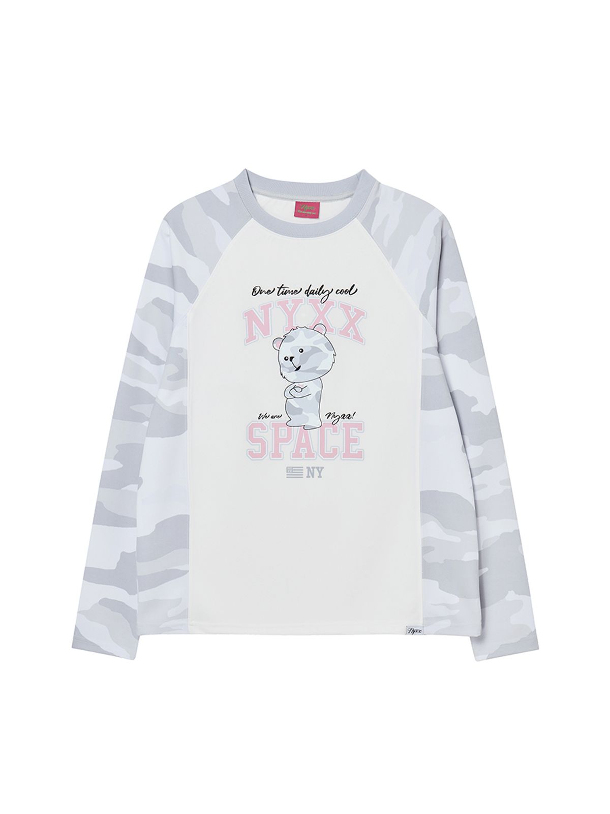 엔와이엑스엑스(NYXX) TOUGH BEAR LONG SLEEVE CAMO(GRAY)