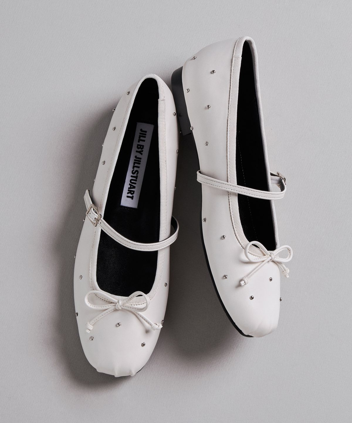 질바이질스튜어트(JILL BY JILLSTUART) [루시] 스터드 리본 메리제인 - 2color