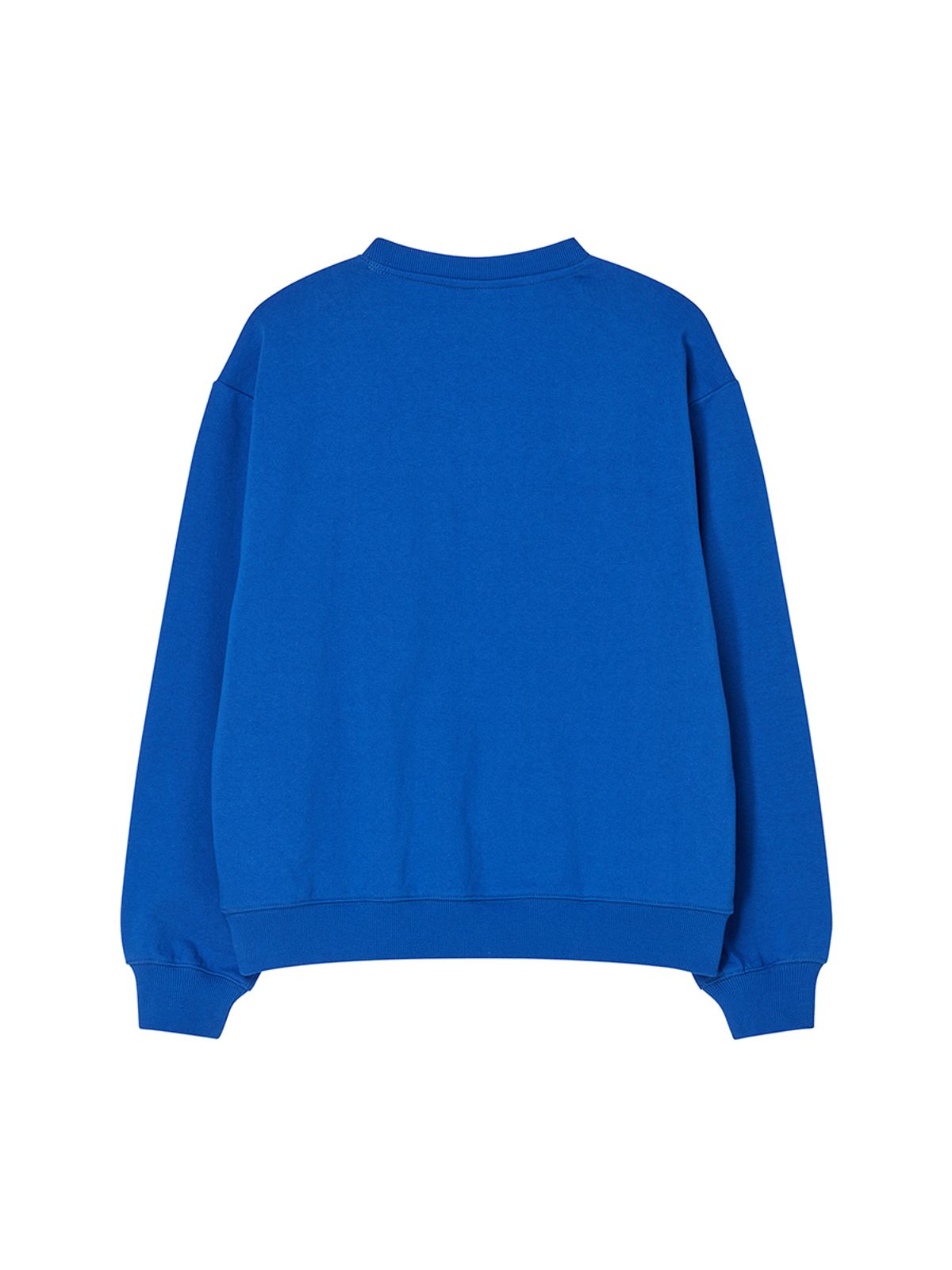 엔와이엑스엑스(NYXX) EMBLEM PATCHWORK SWEATSHIRT BLUE