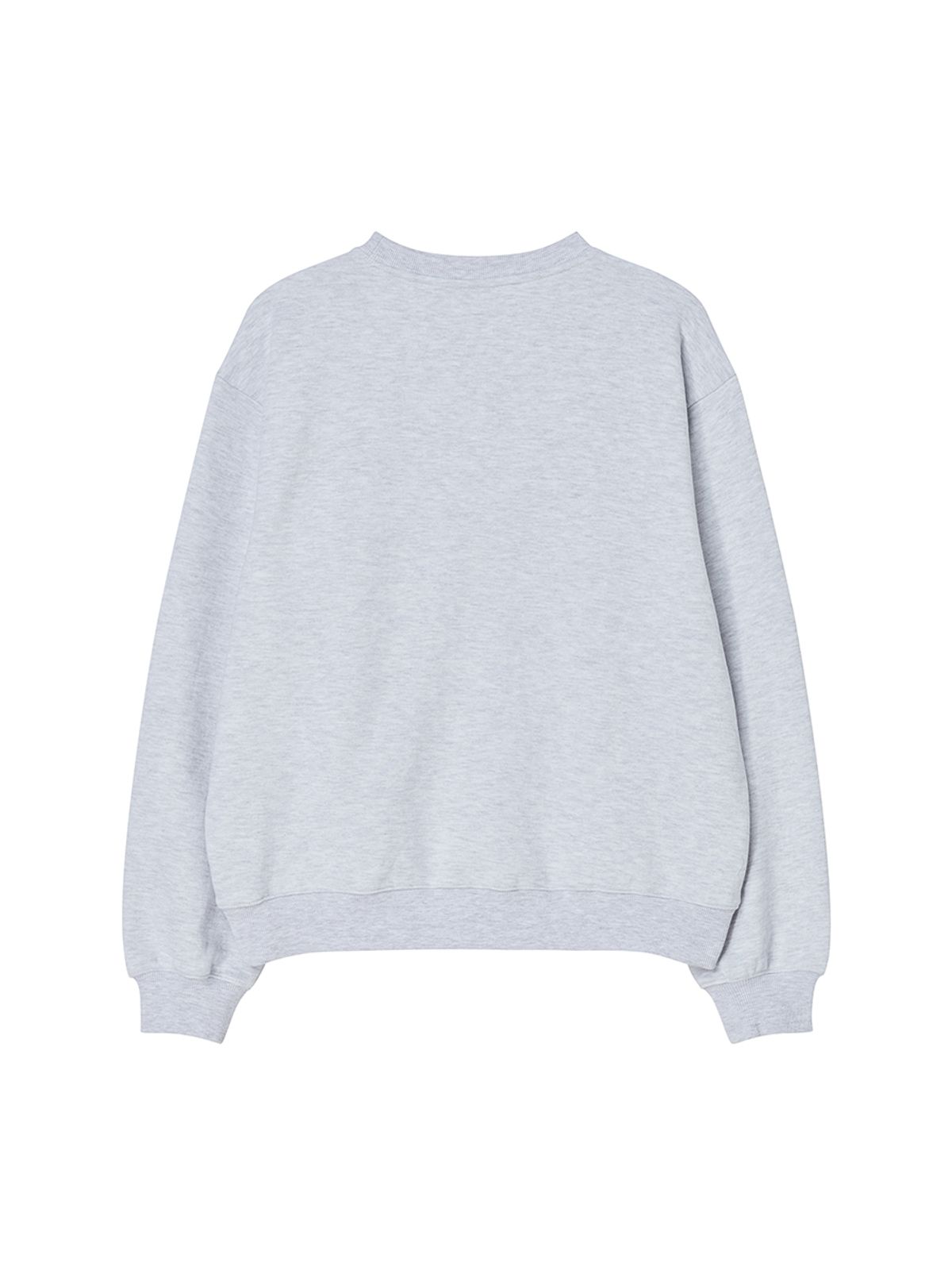 엔와이엑스엑스(NYXX) EMBLEM PATCHWORK SWEATSHIRT HEATHER GRAY