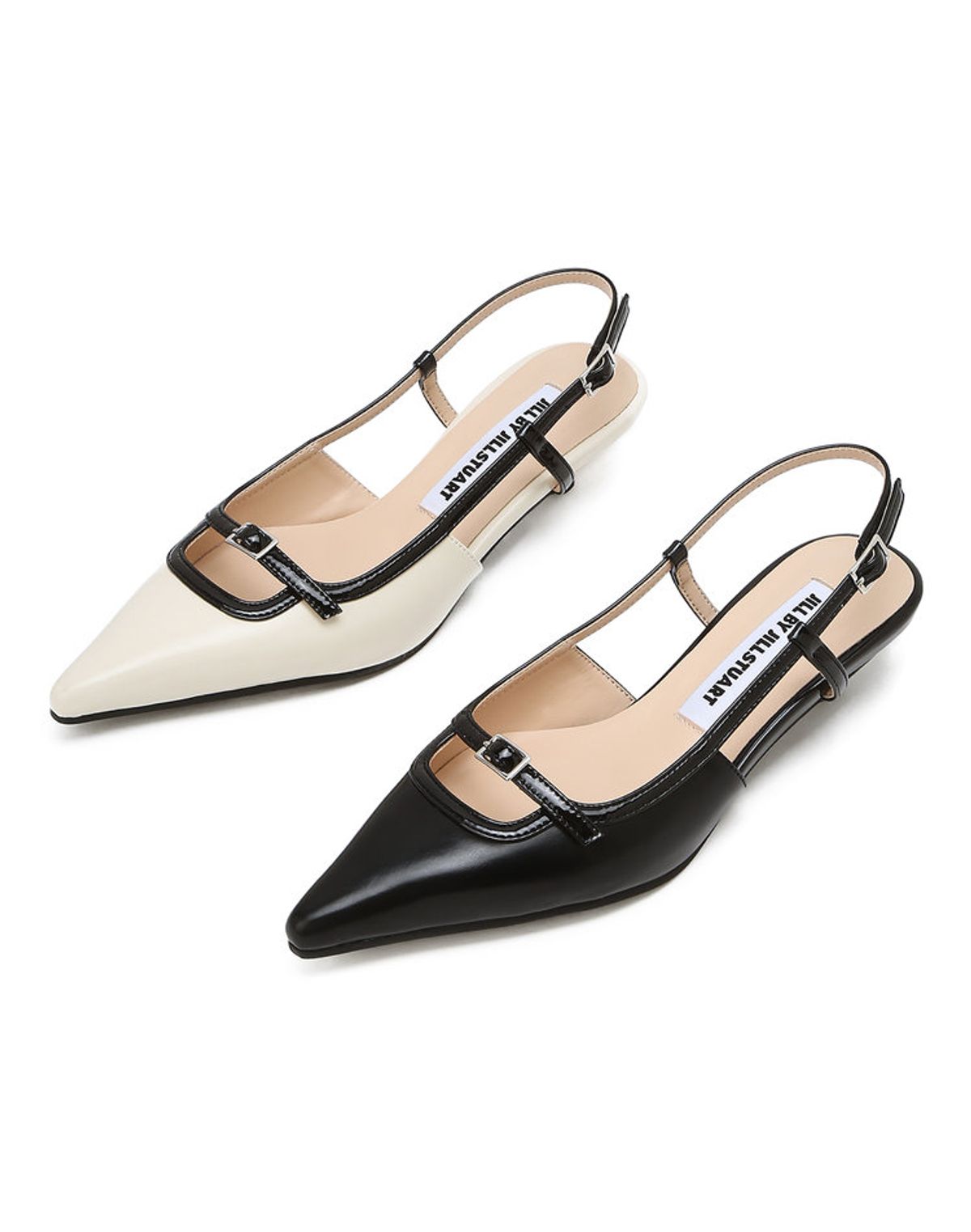 질바이질스튜어트(JILL BY JILLSTUART) [스틸로] 포인트 토 슬링백 - 2color